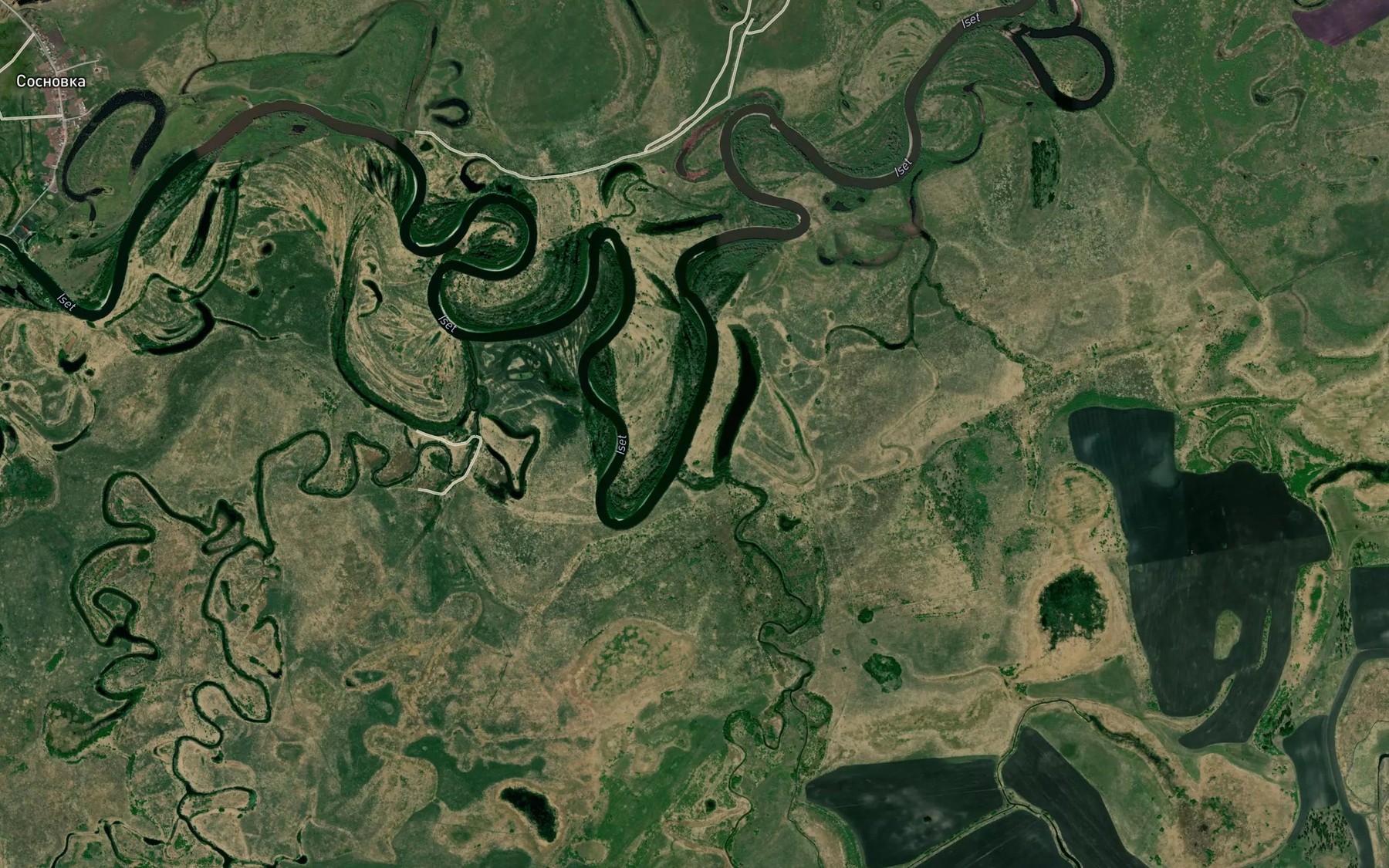 Satellite map of the Ingala