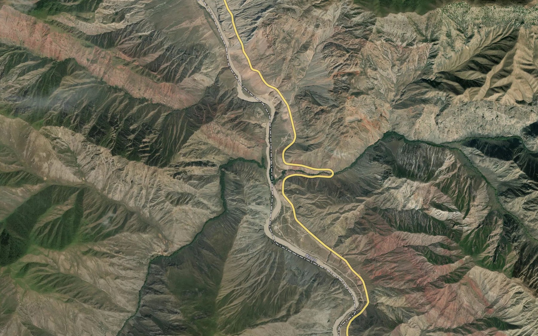 Satellite map of the Chaormuzo