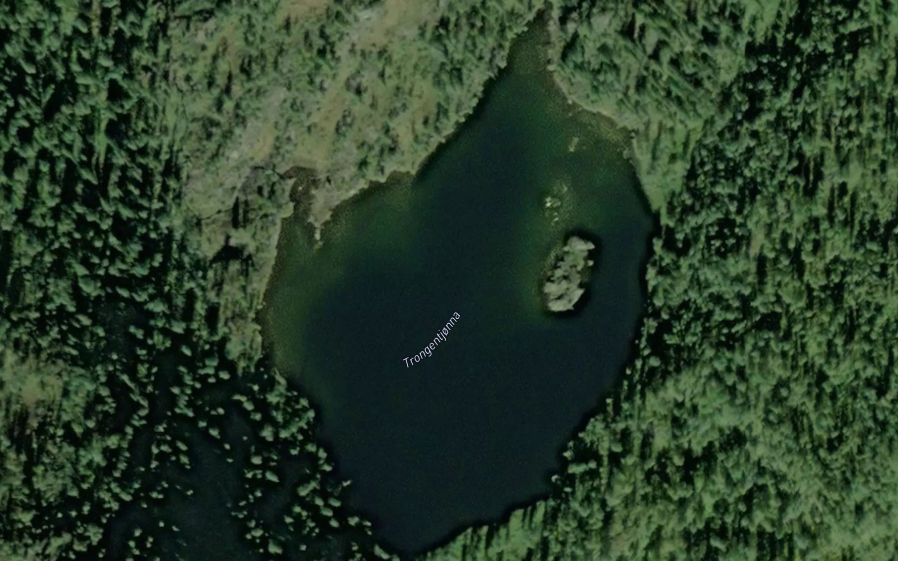 Satellite map of the Trongetjorna