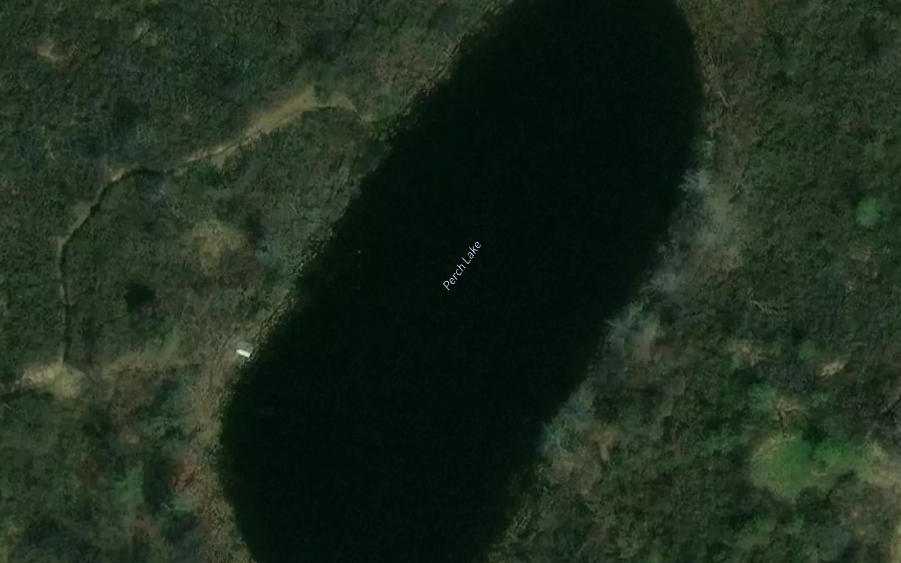 Satellite map of the Perch Lake