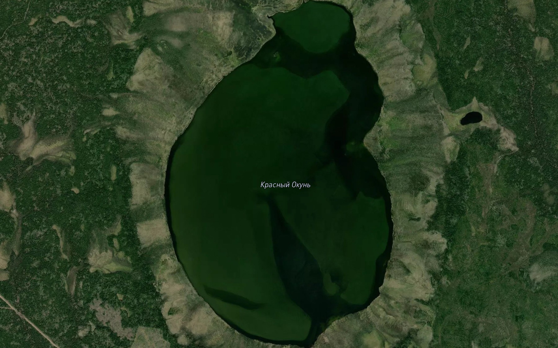 Satellite map of the Ozero Krasnyy Okun'