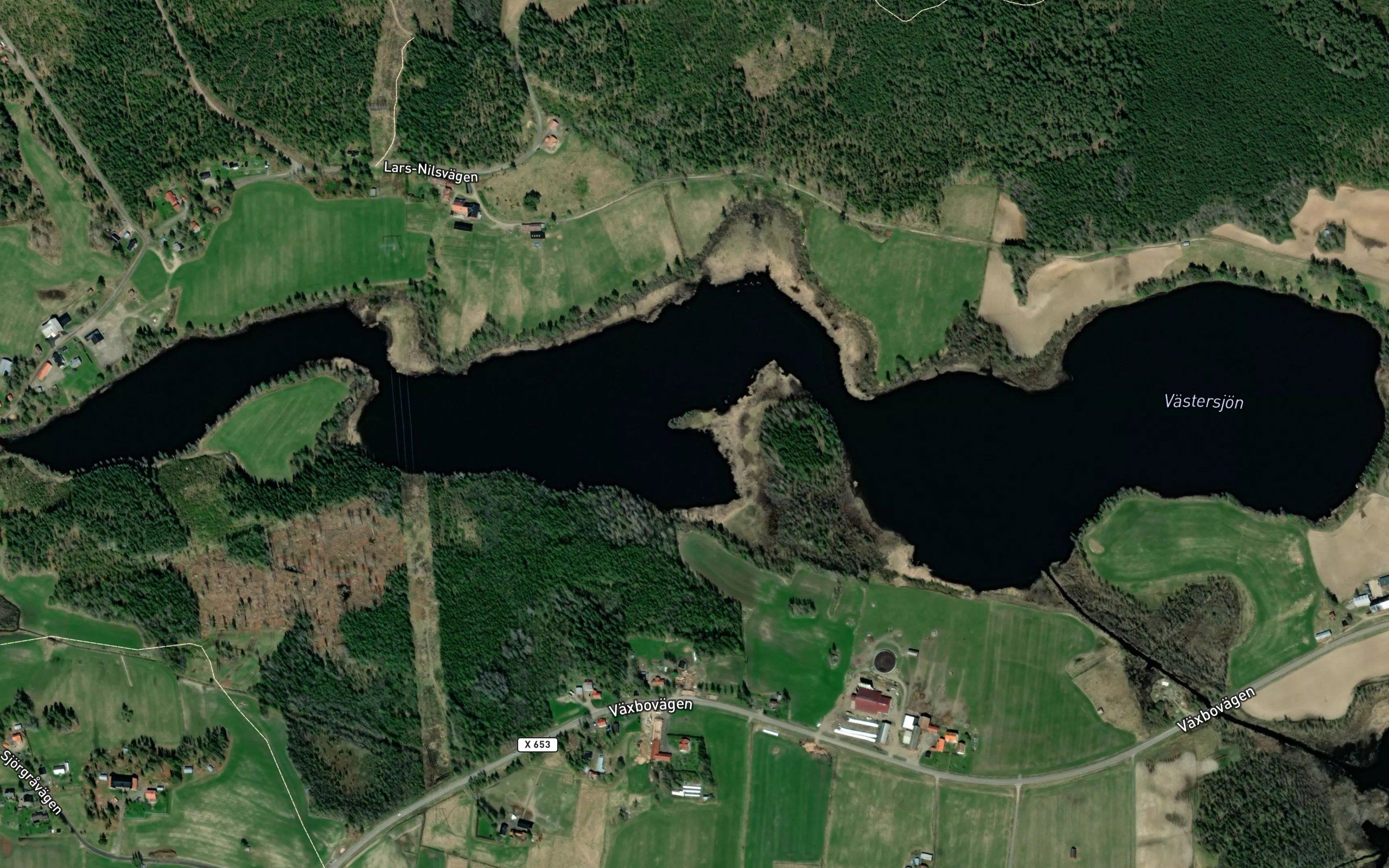 Vaestersjoen, Vaexbo
