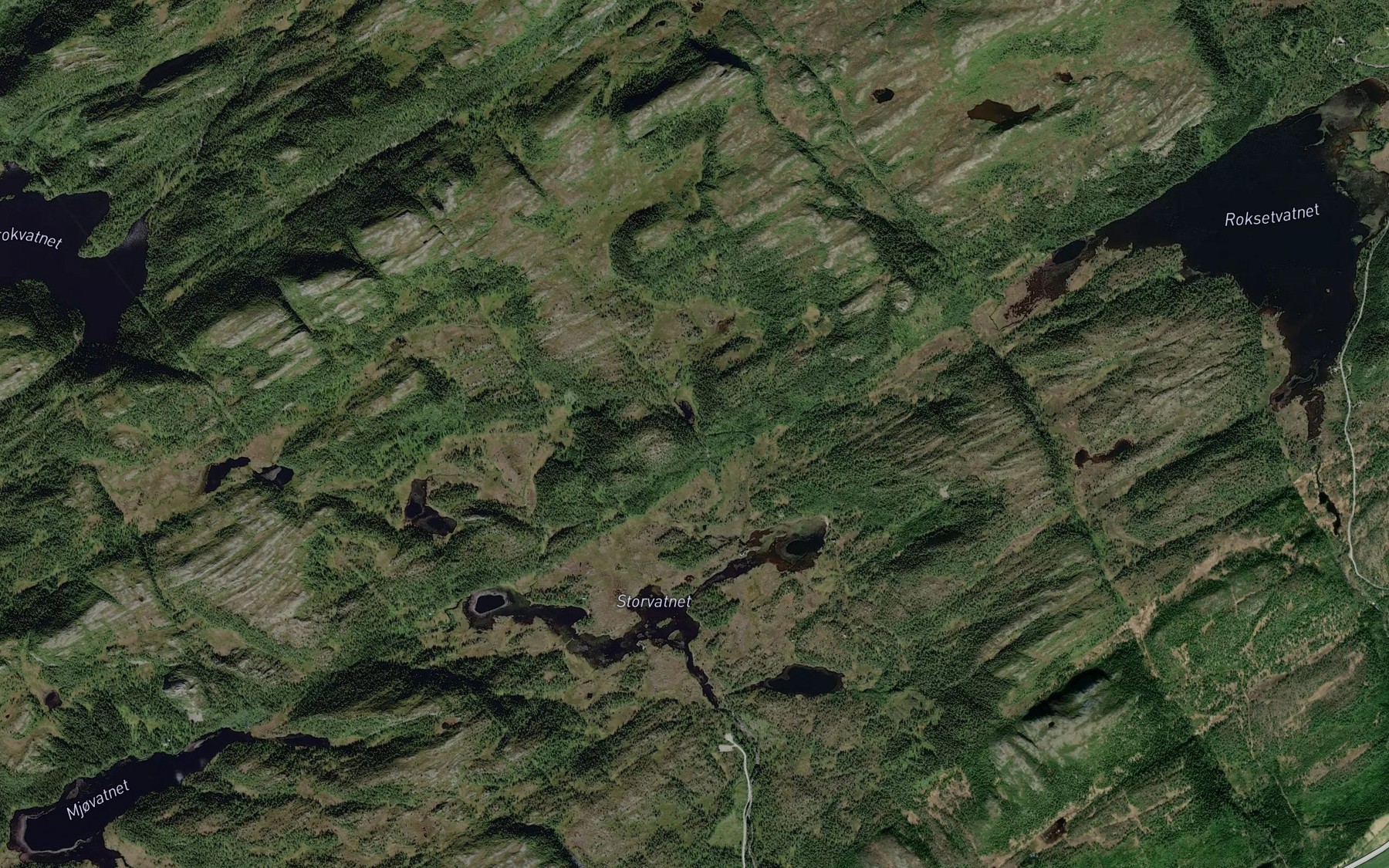 Satellite map of the Fiskloysbekken
