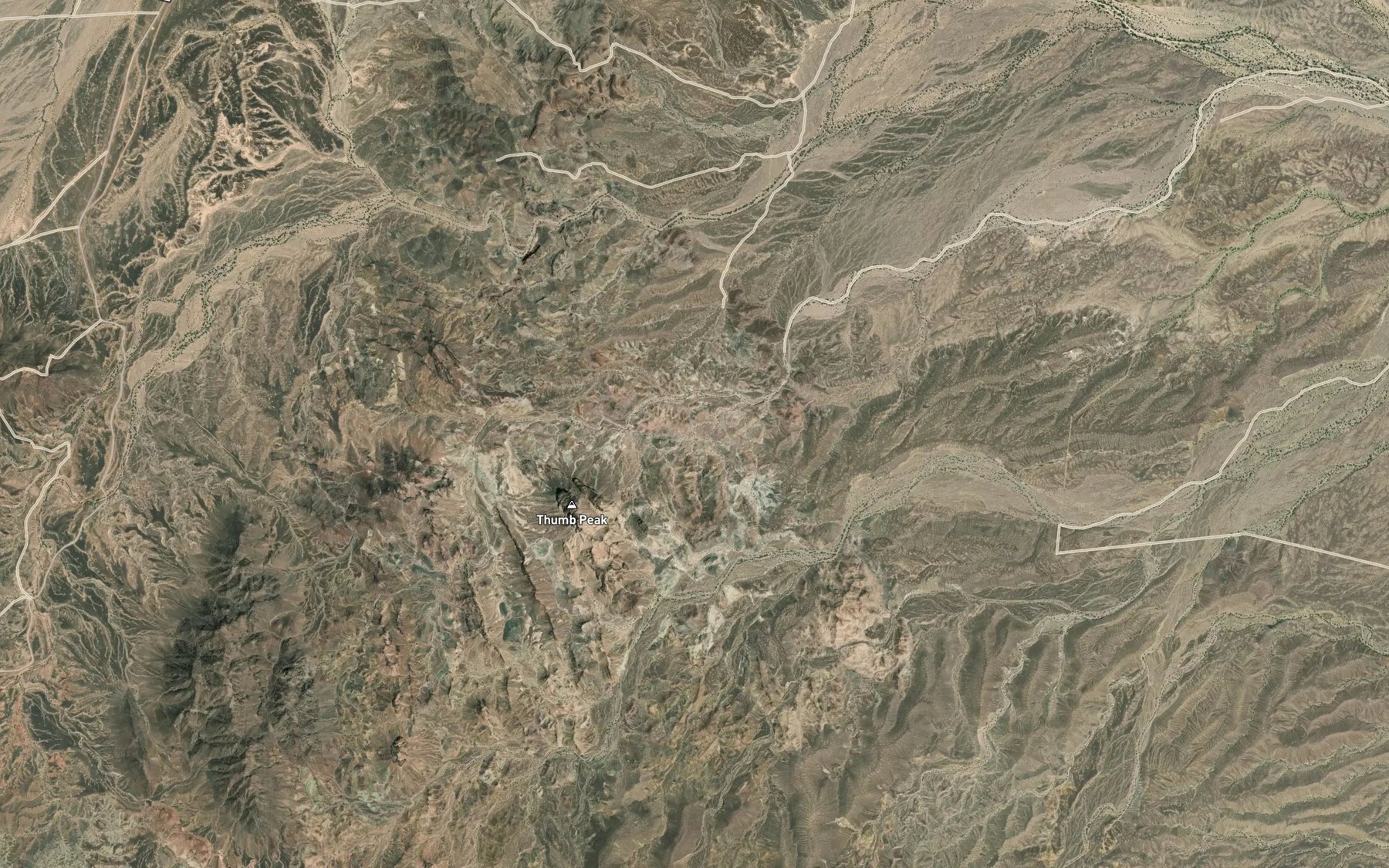 Satellite map of the Clapp Spring