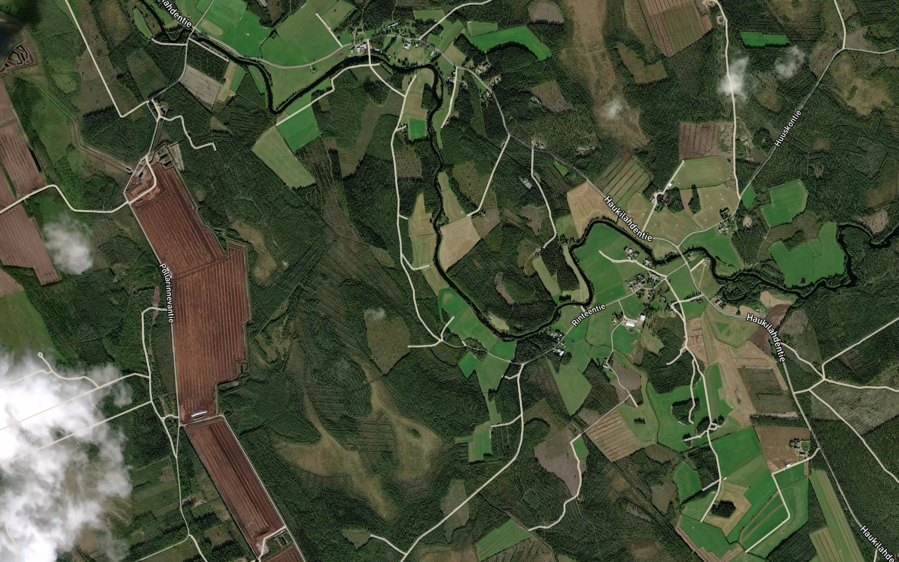Satellite map of the Hattusuvanto