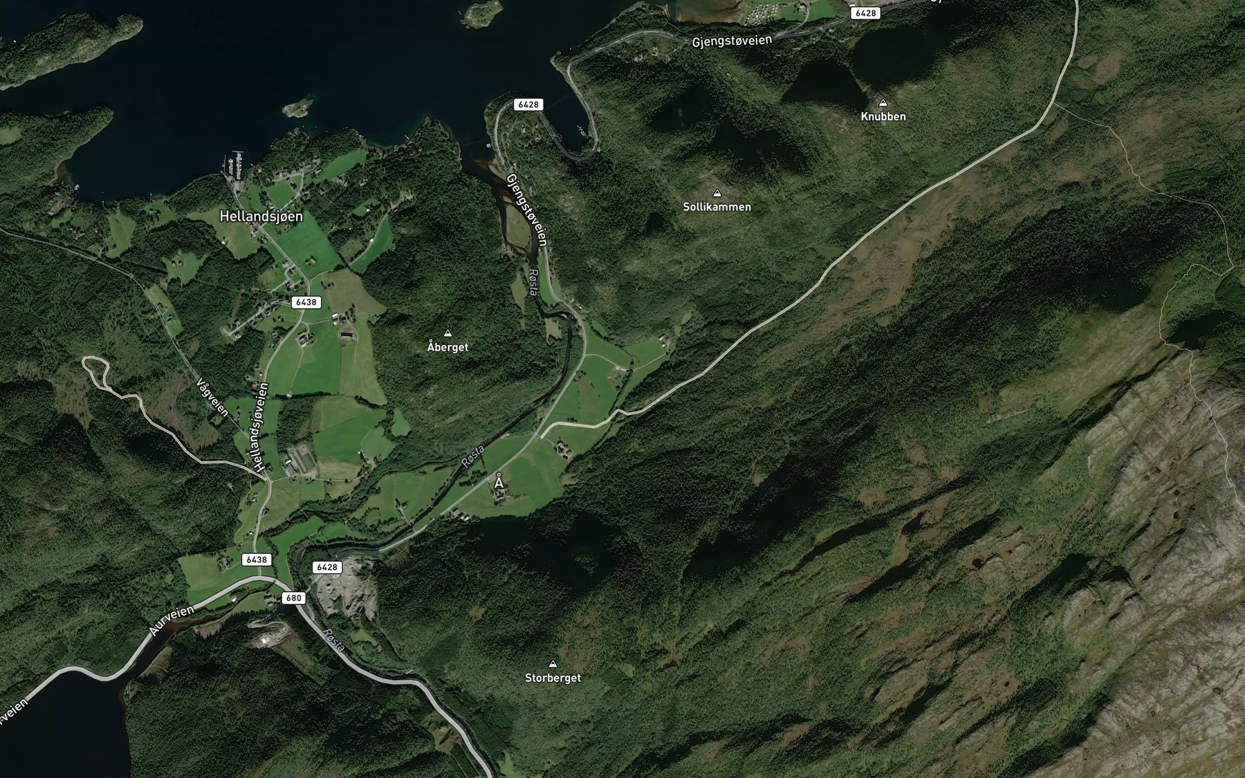 Satellite map of the Koylo