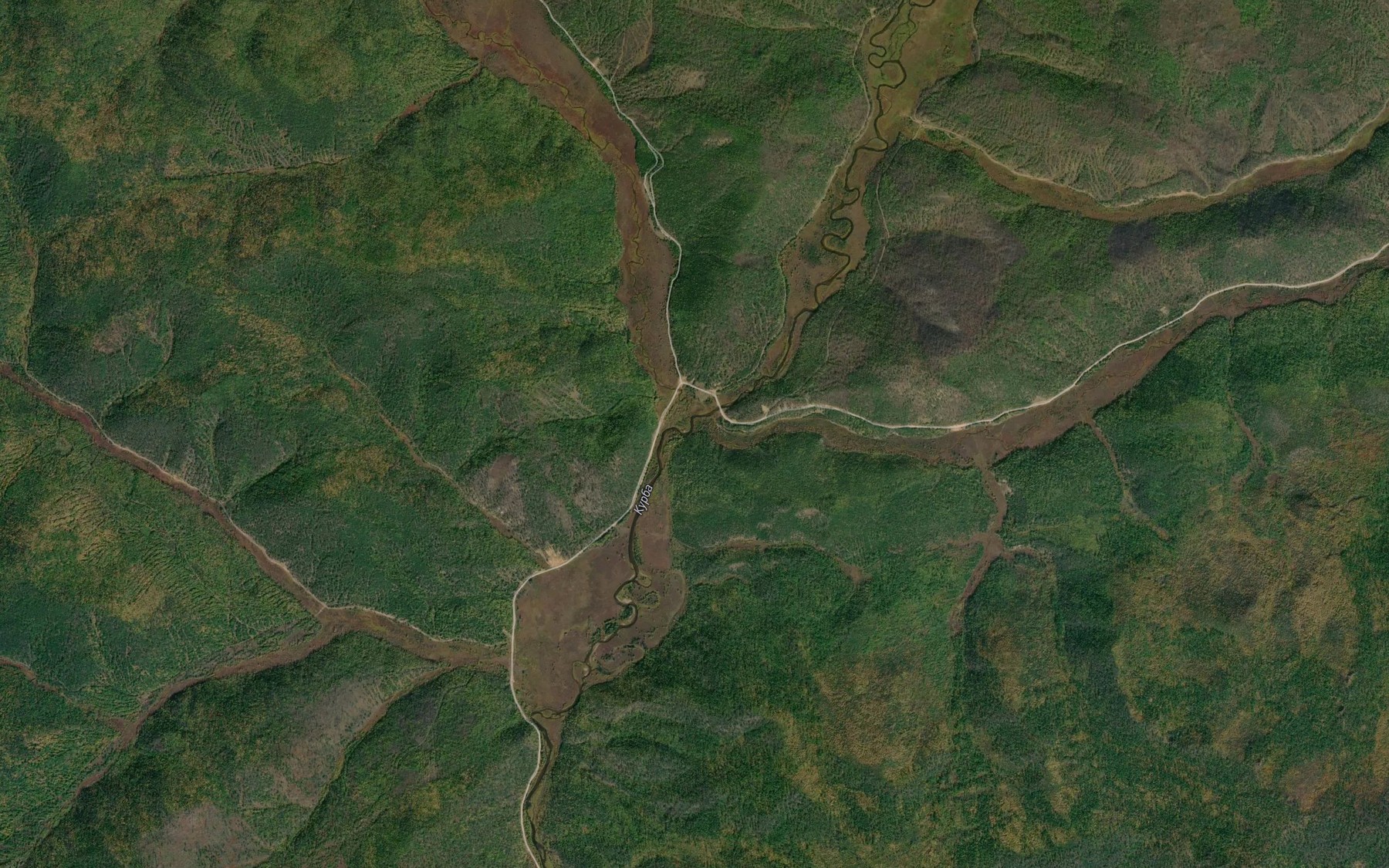 Satellite map of the Nizhniy Shara-Gorkhon