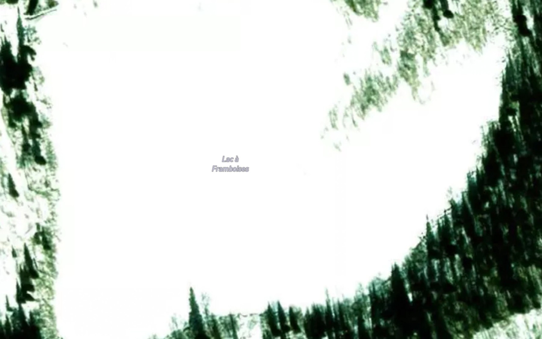 Satellite map of the Lac a Framboises