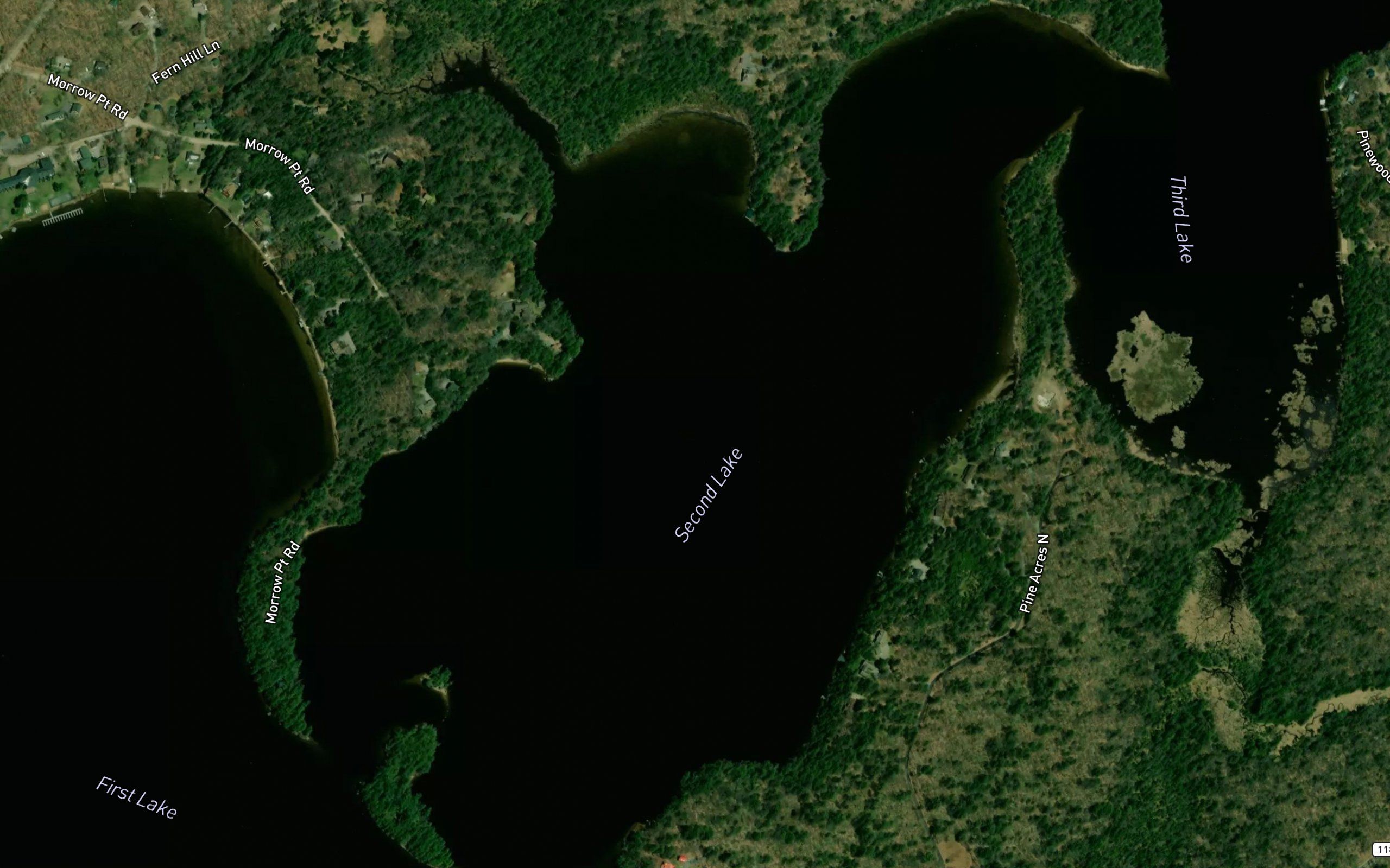 Second Lake, Fulton Chain Lakes