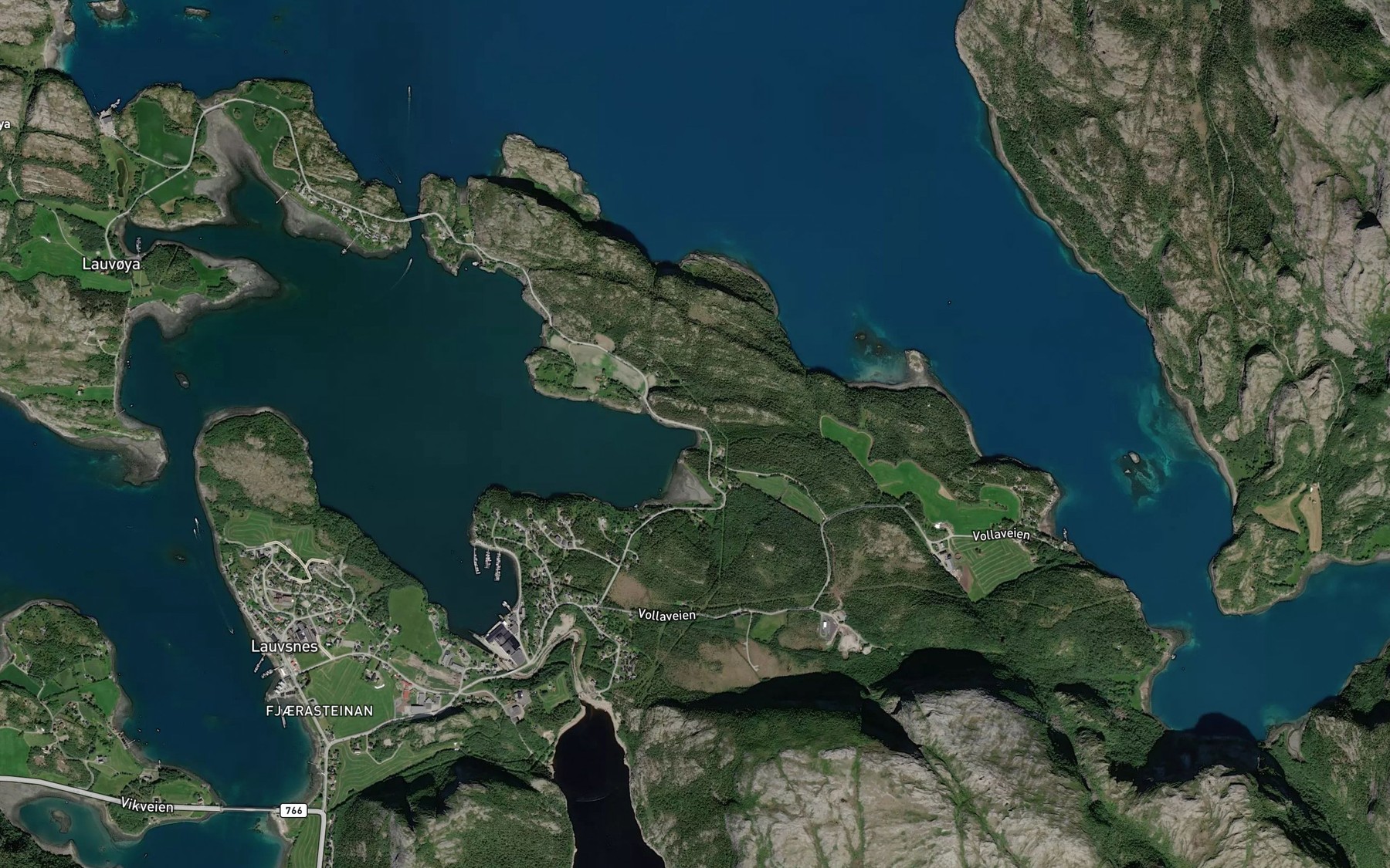 Satellite map of the Smavagan