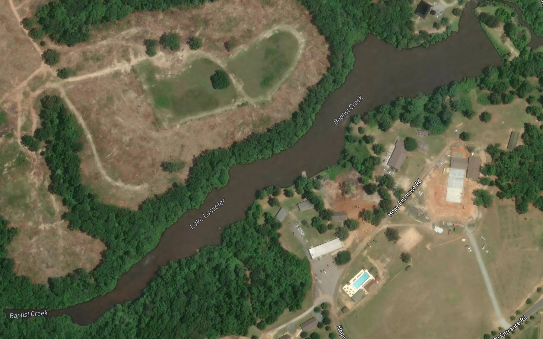 Satellite map of the Lake Lasseter