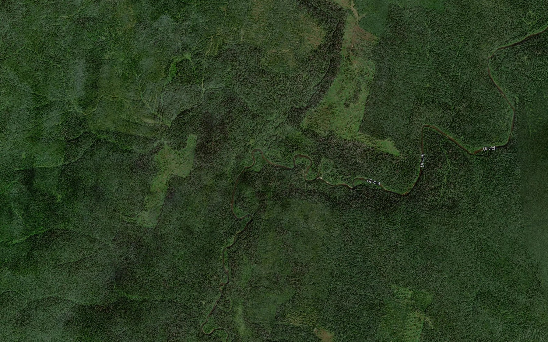 Satellite map of the Golubok