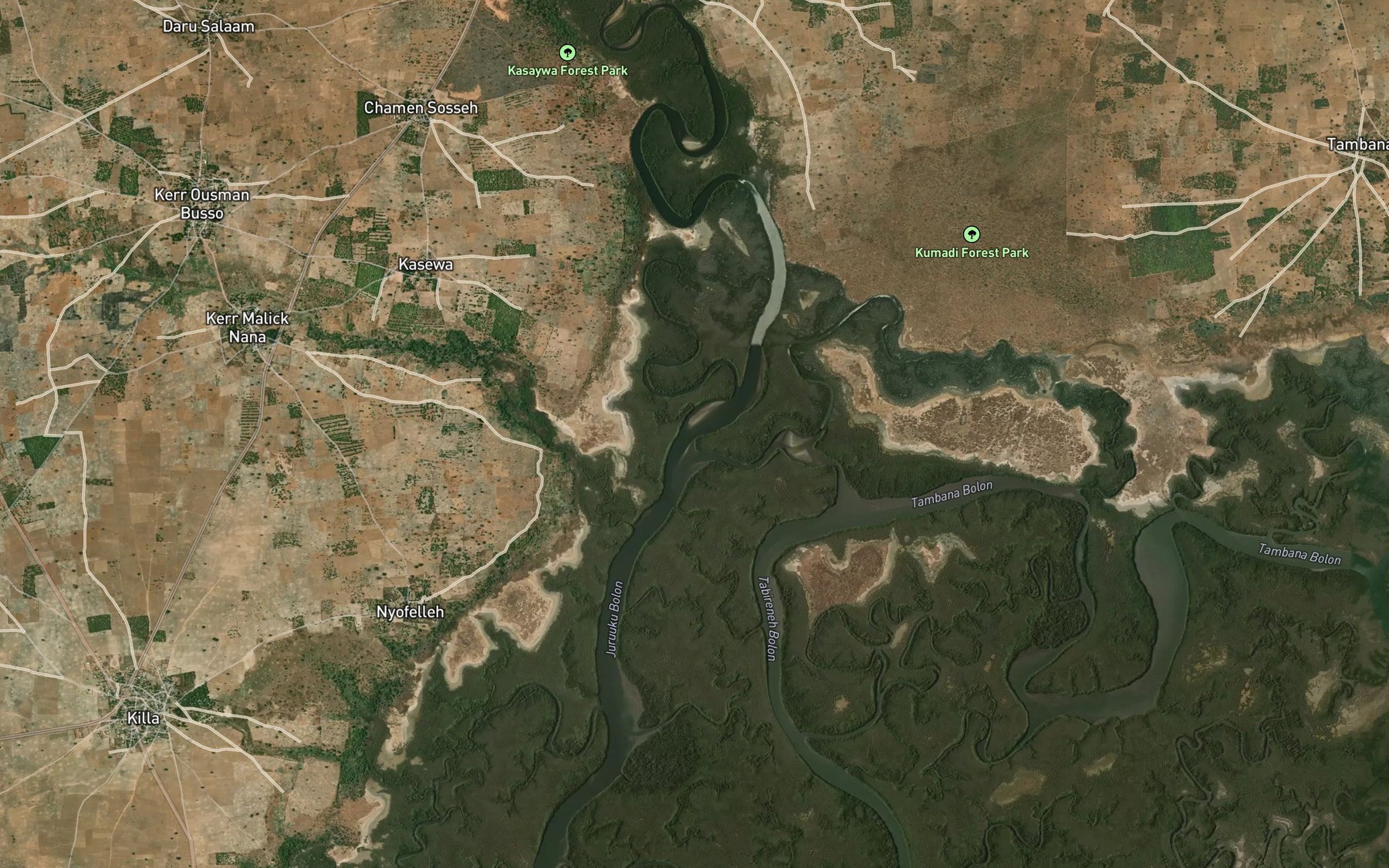 Satellite map of the Memmeh Bolon