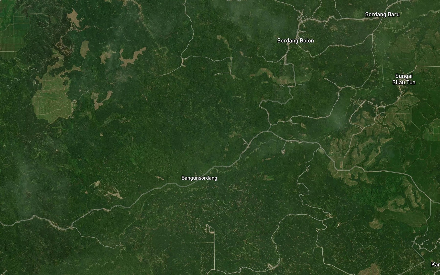 Satellite map of the Sungai Anak-anak