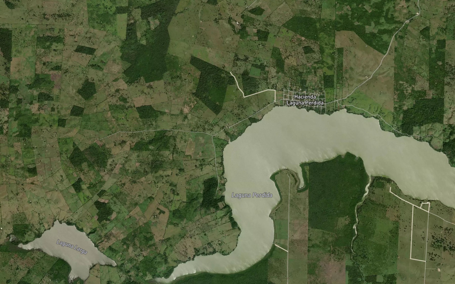Satellite map of the Arroyo El Caribe