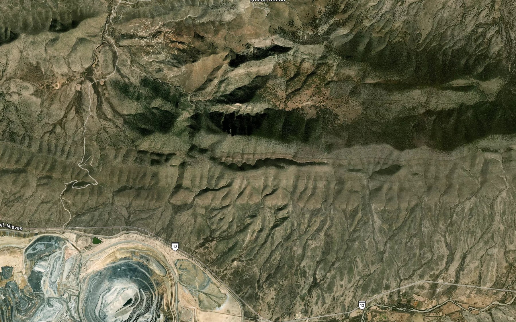 Satellite map of the Canada Judas