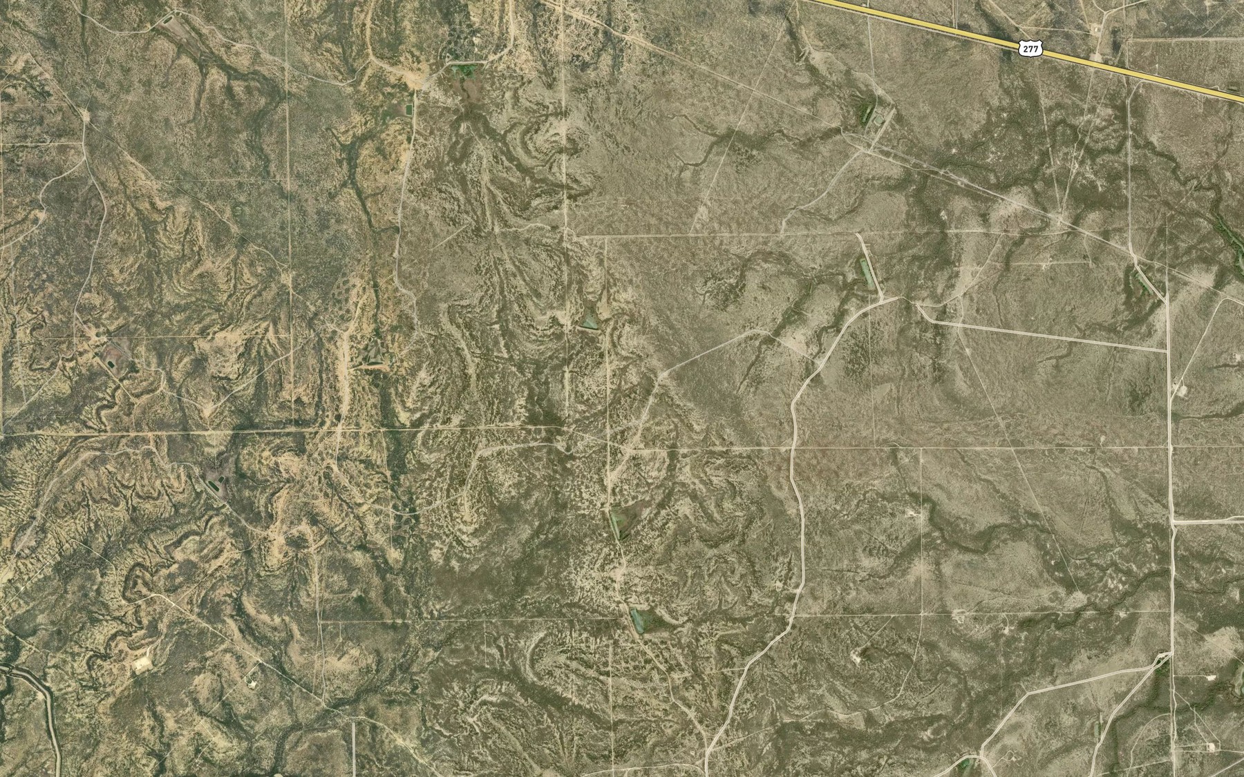 Satellite map of the Halsell Lake Number 1