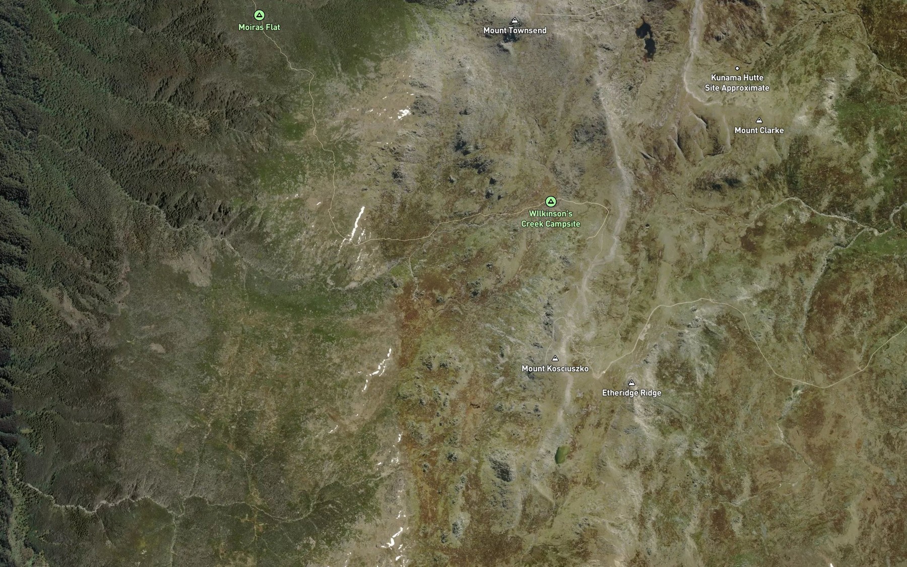 Satellite map of the Lake May