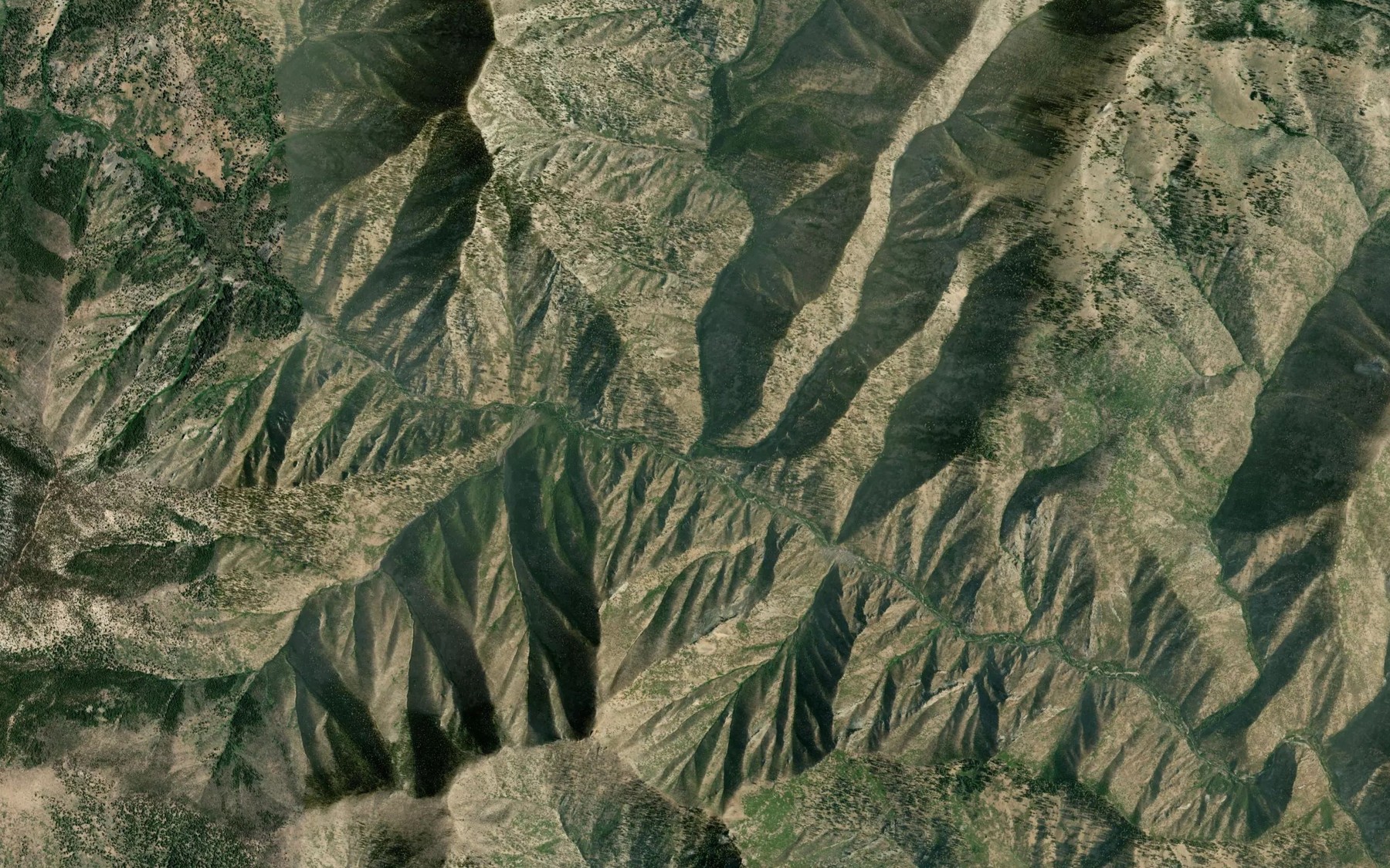 Satellite map of the Colt Creek