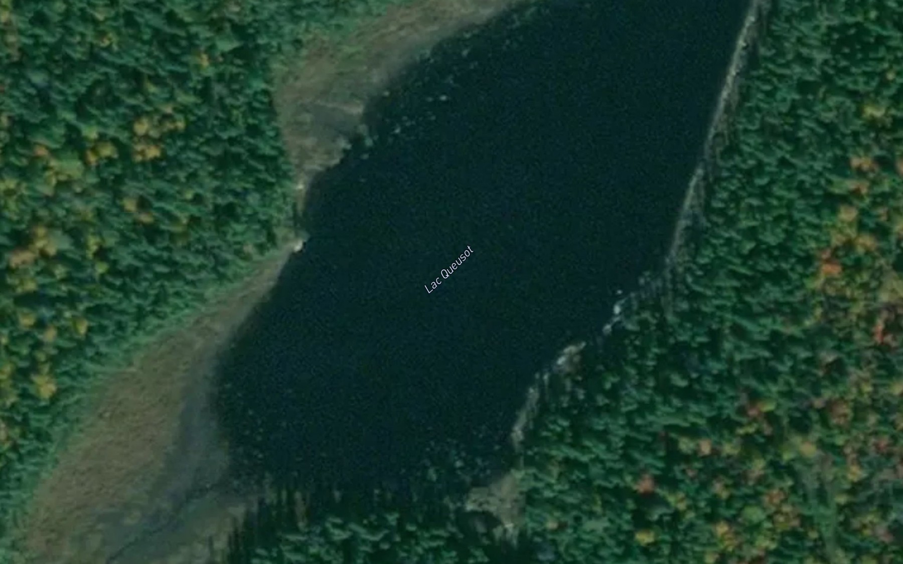 Satellite map of the Lac Queusot