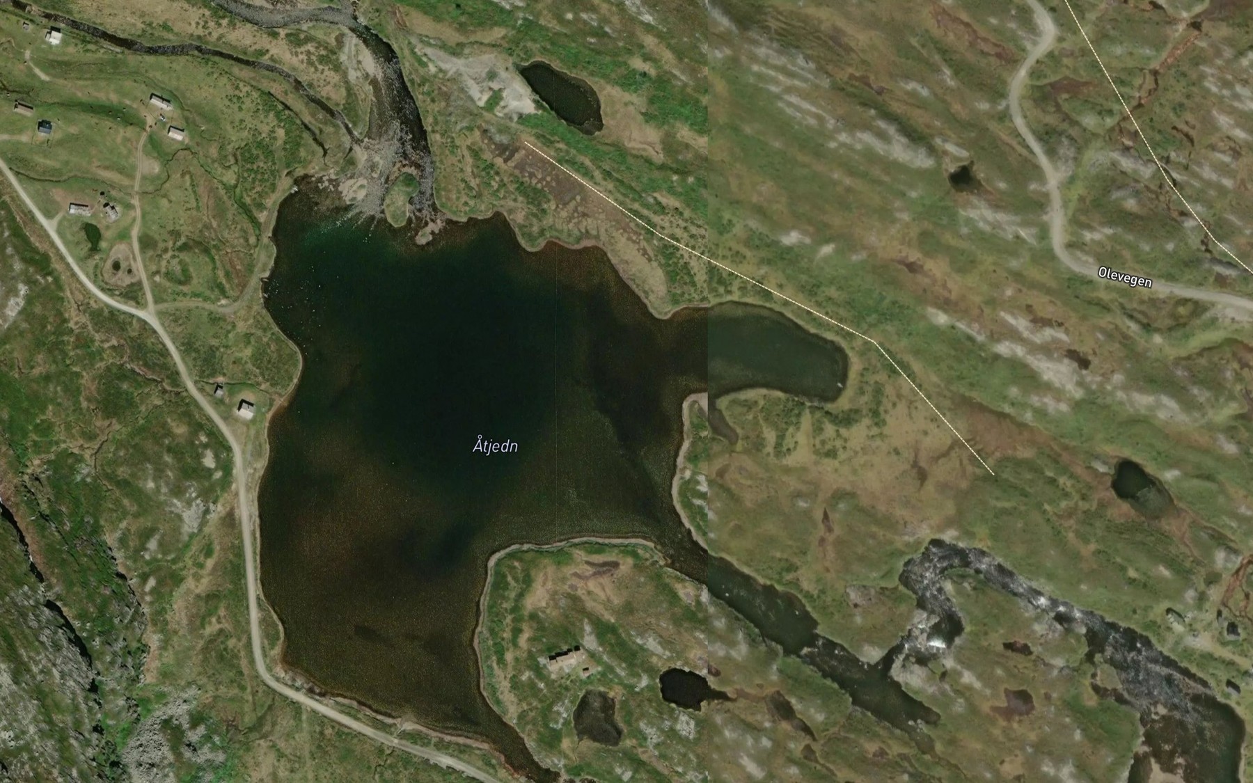 Satellite map of the Atjednet