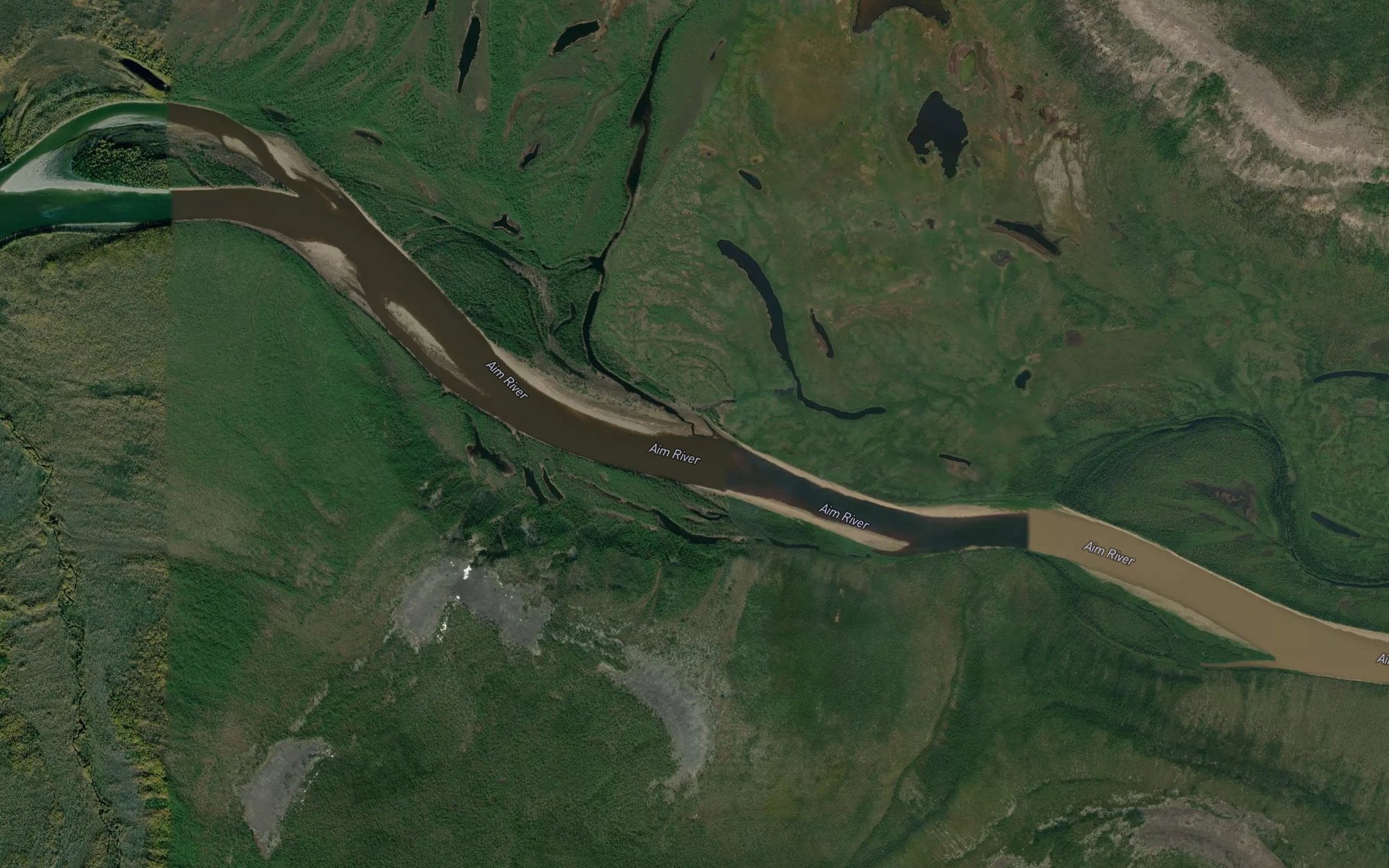 Satellite map of the Nizhniy Ulukut