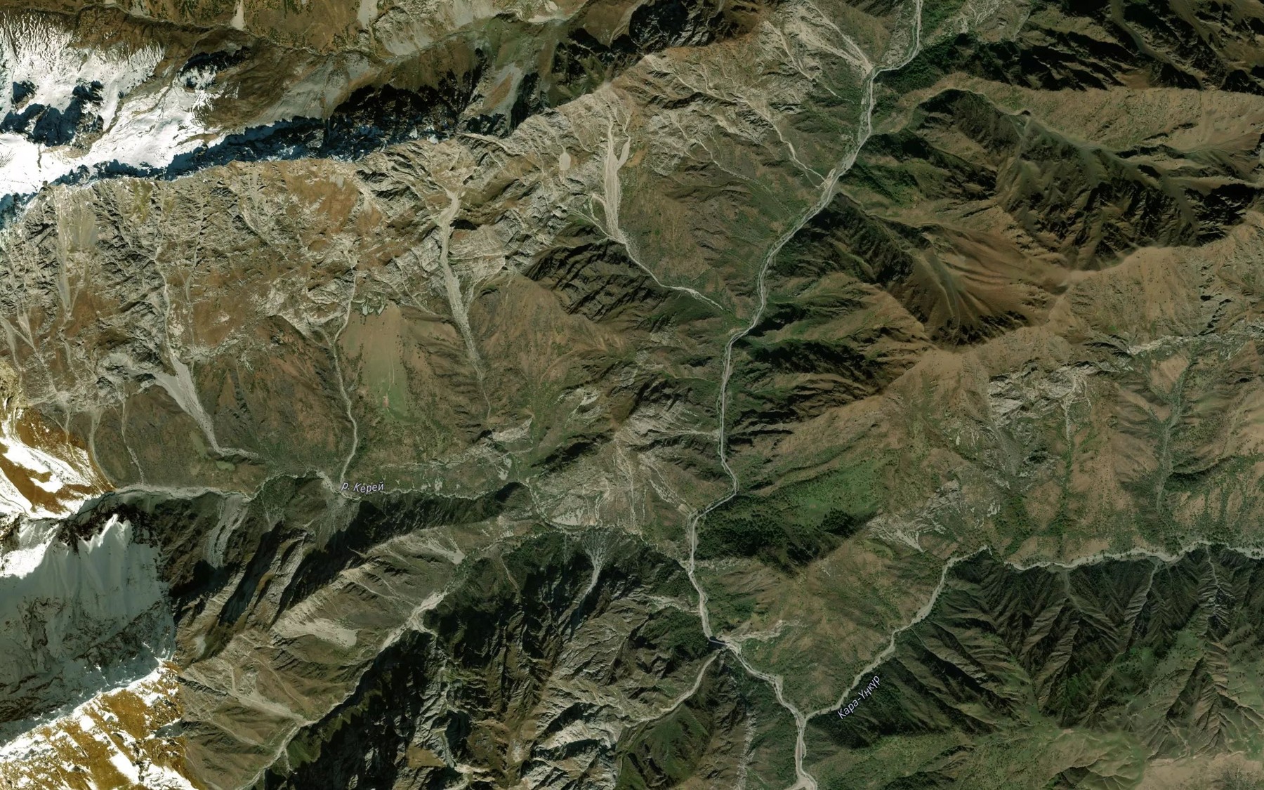 Satellite map of the Akkurgan
