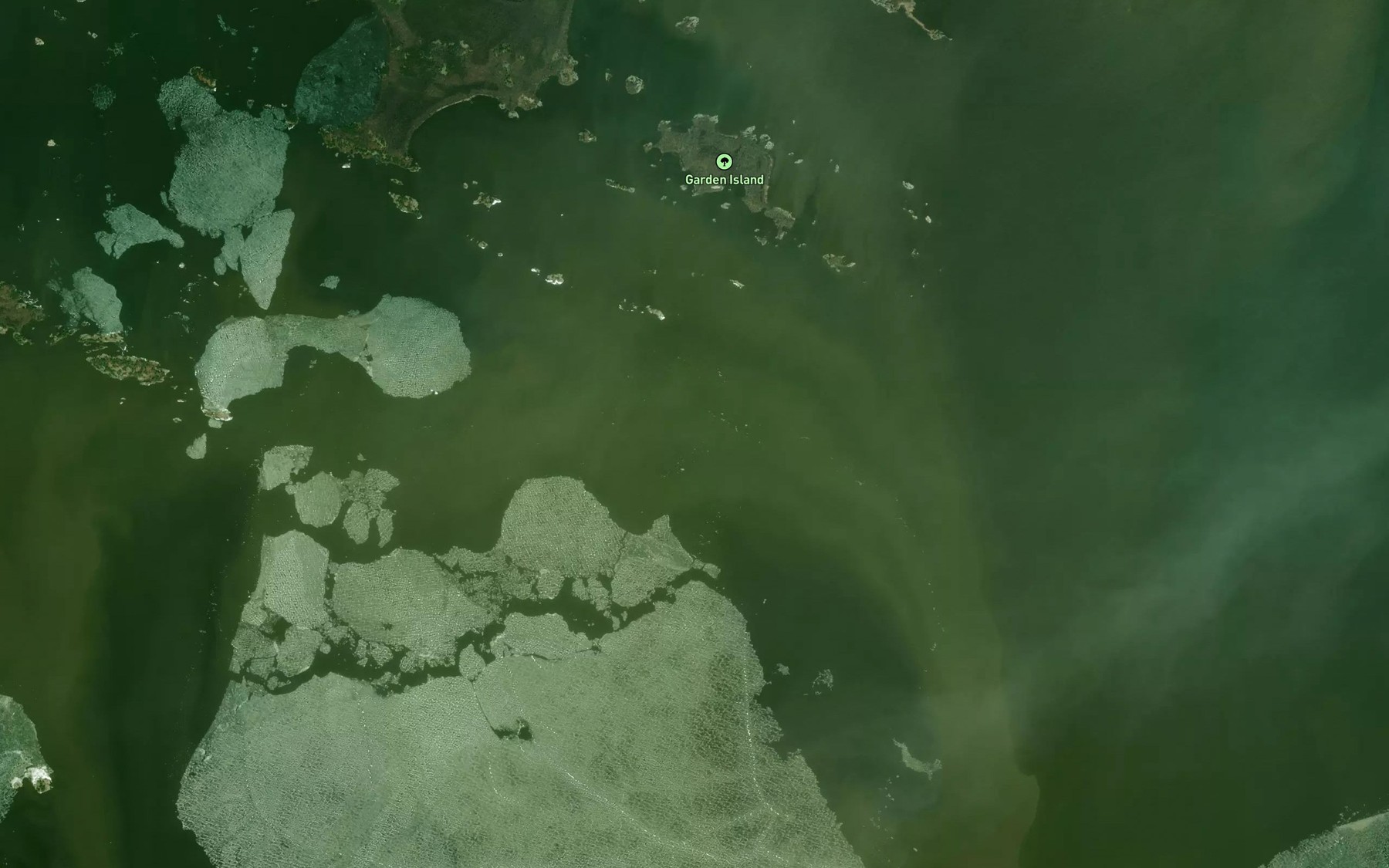 Satellite map of the Lac Nipissing