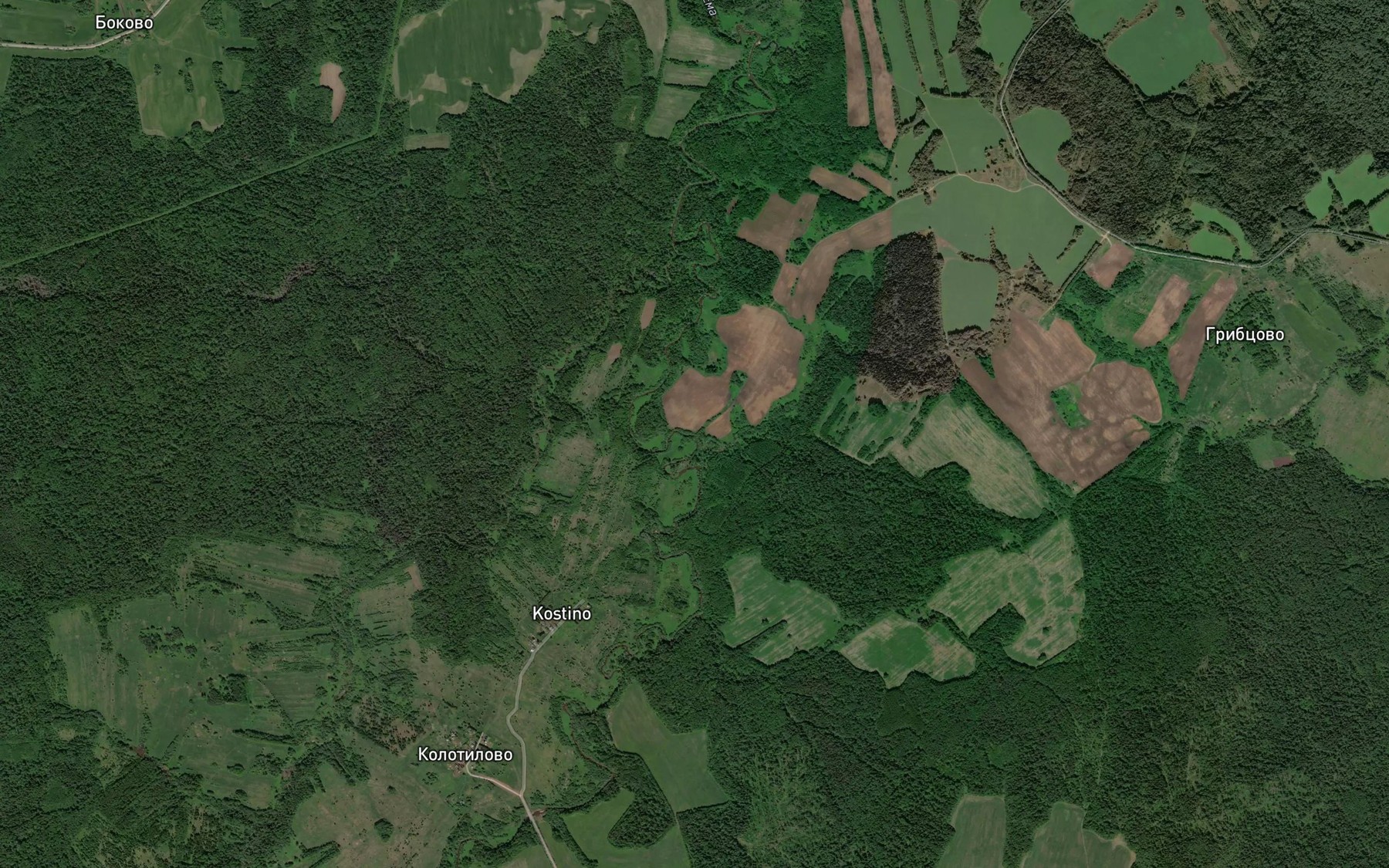 Satellite map of the Kargau