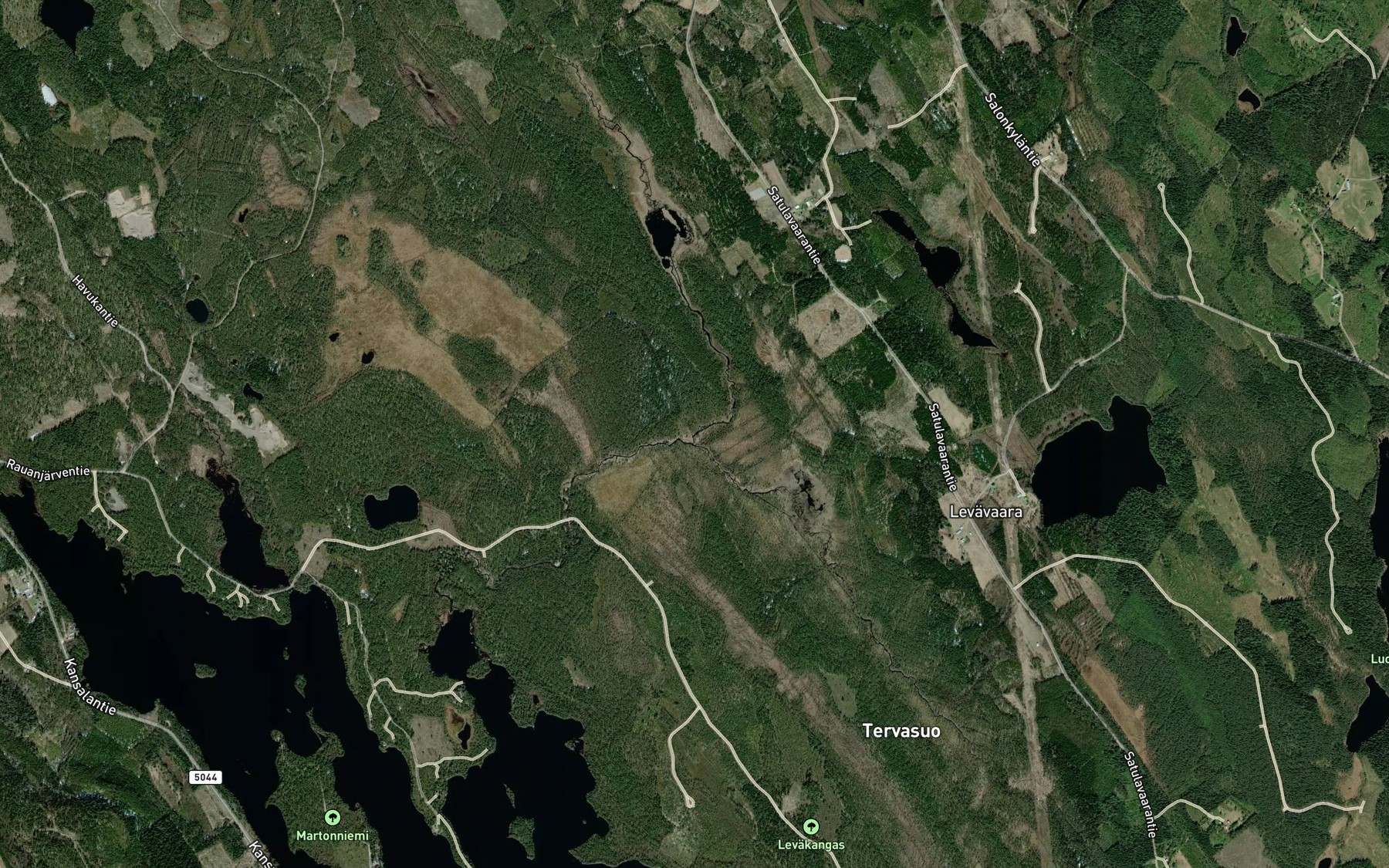 Satellite map of the Riihipuro