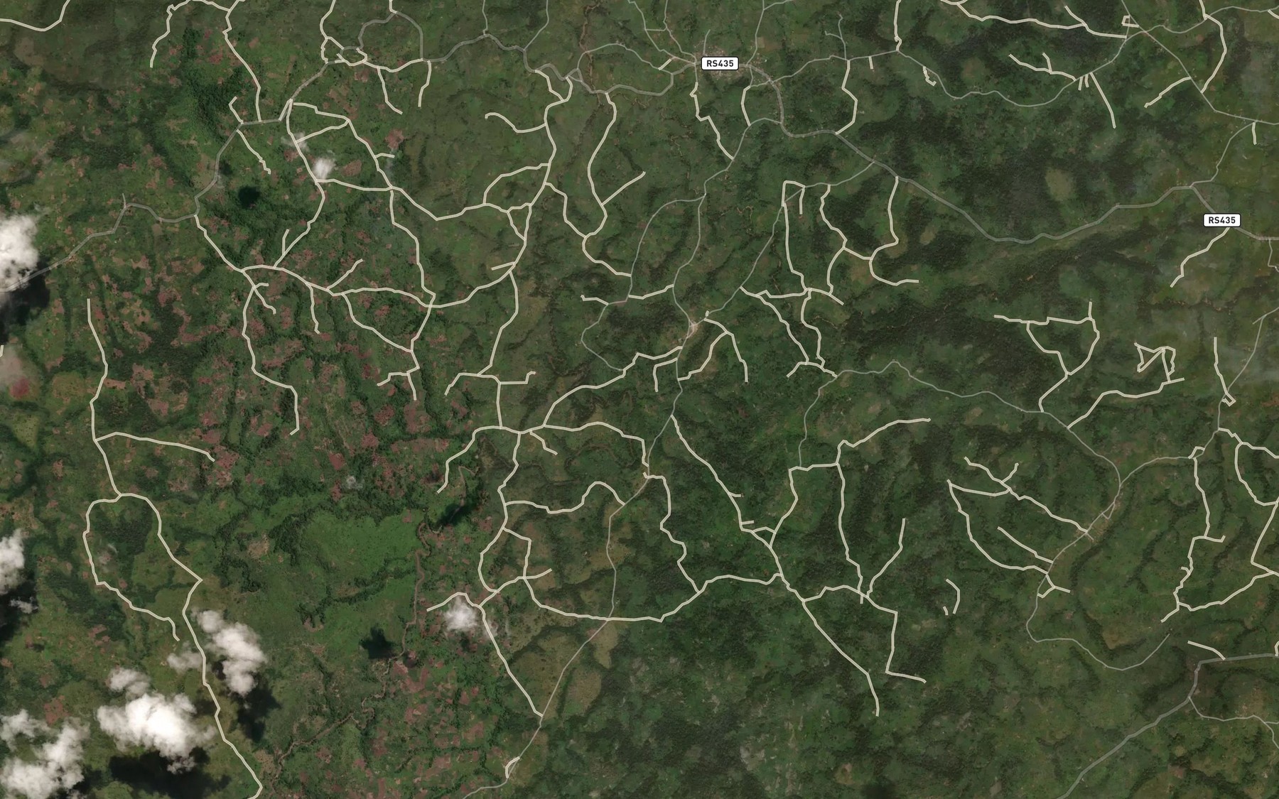 Satellite map of the Tali-Tali