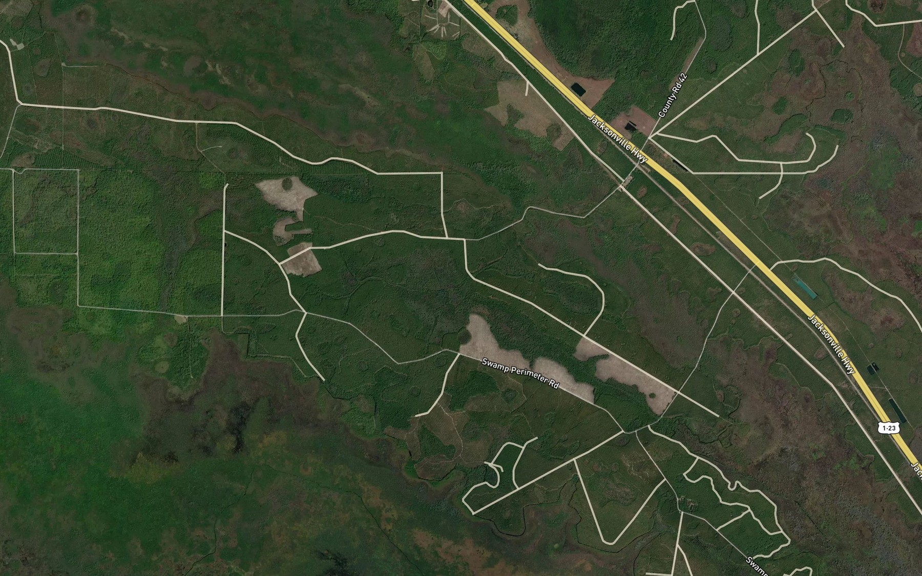 Satellite map of the Poke Bay
