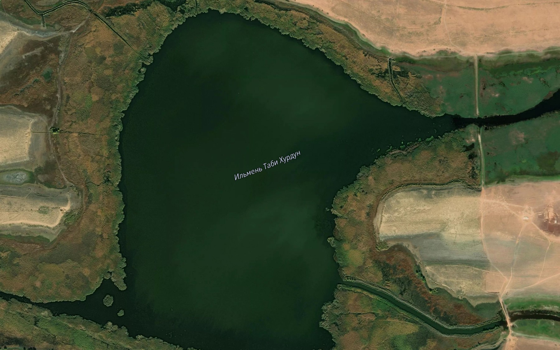 Satellite map of the Il'men' Tabi Khurdun