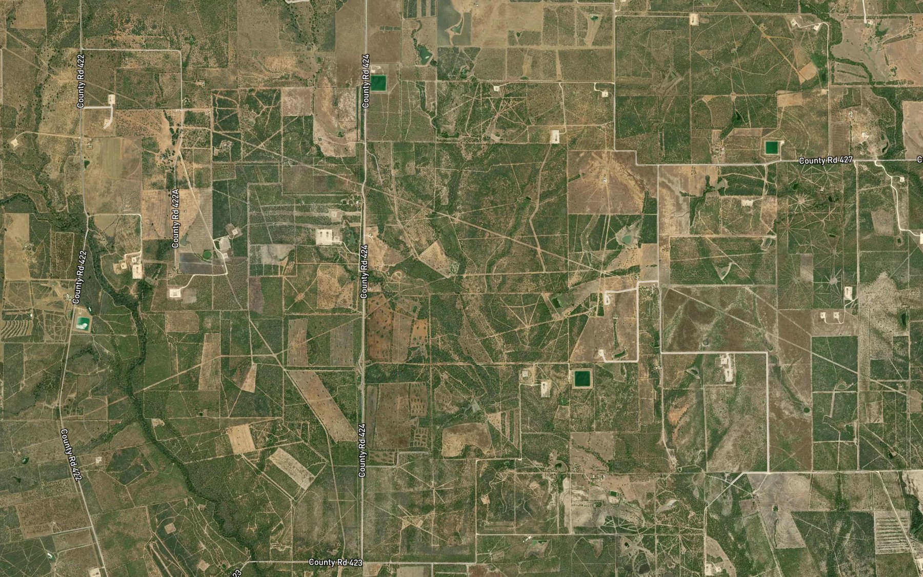 Satellite map of the Salt Branch