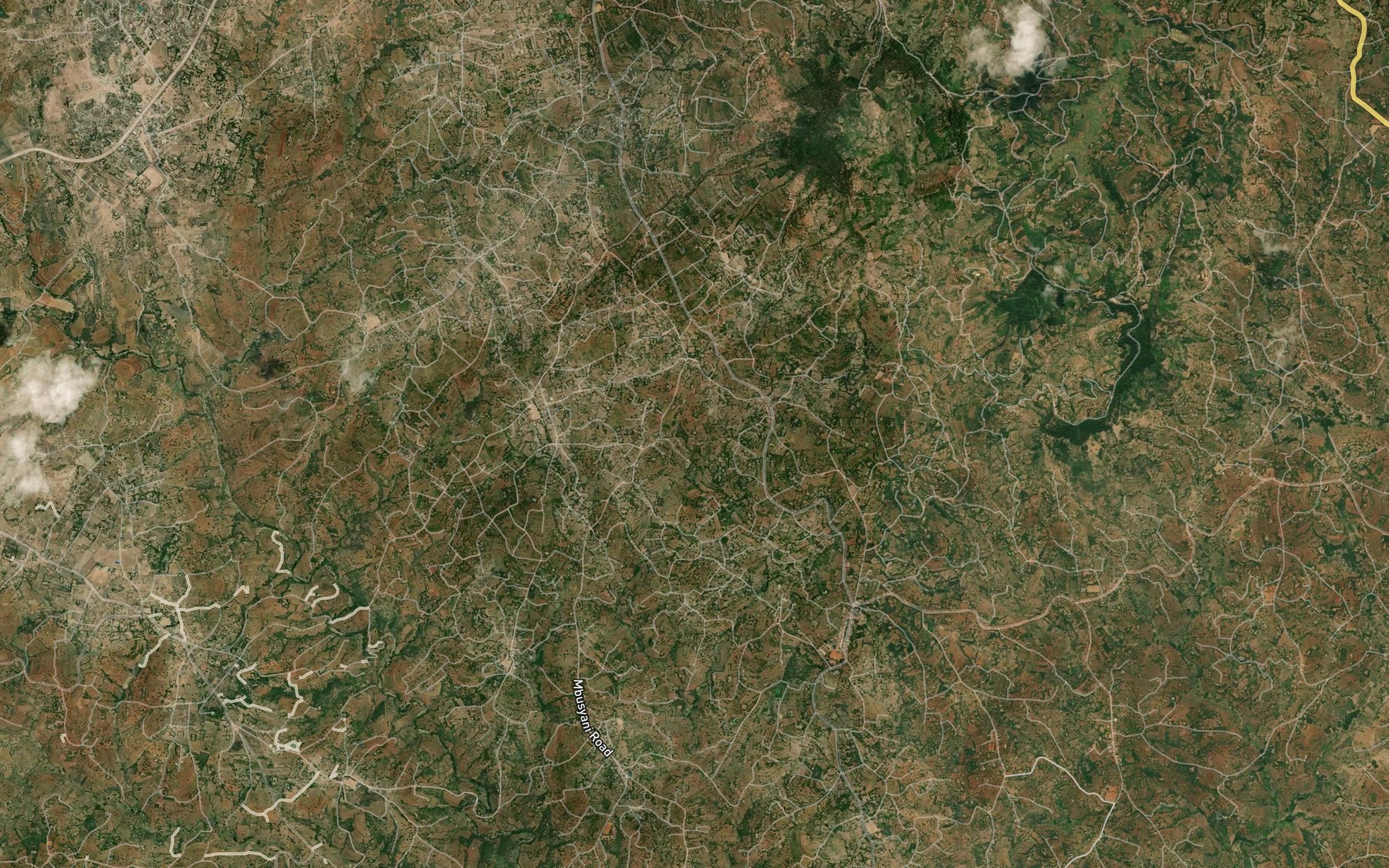 Satellite map of the Kakuyuni Dam