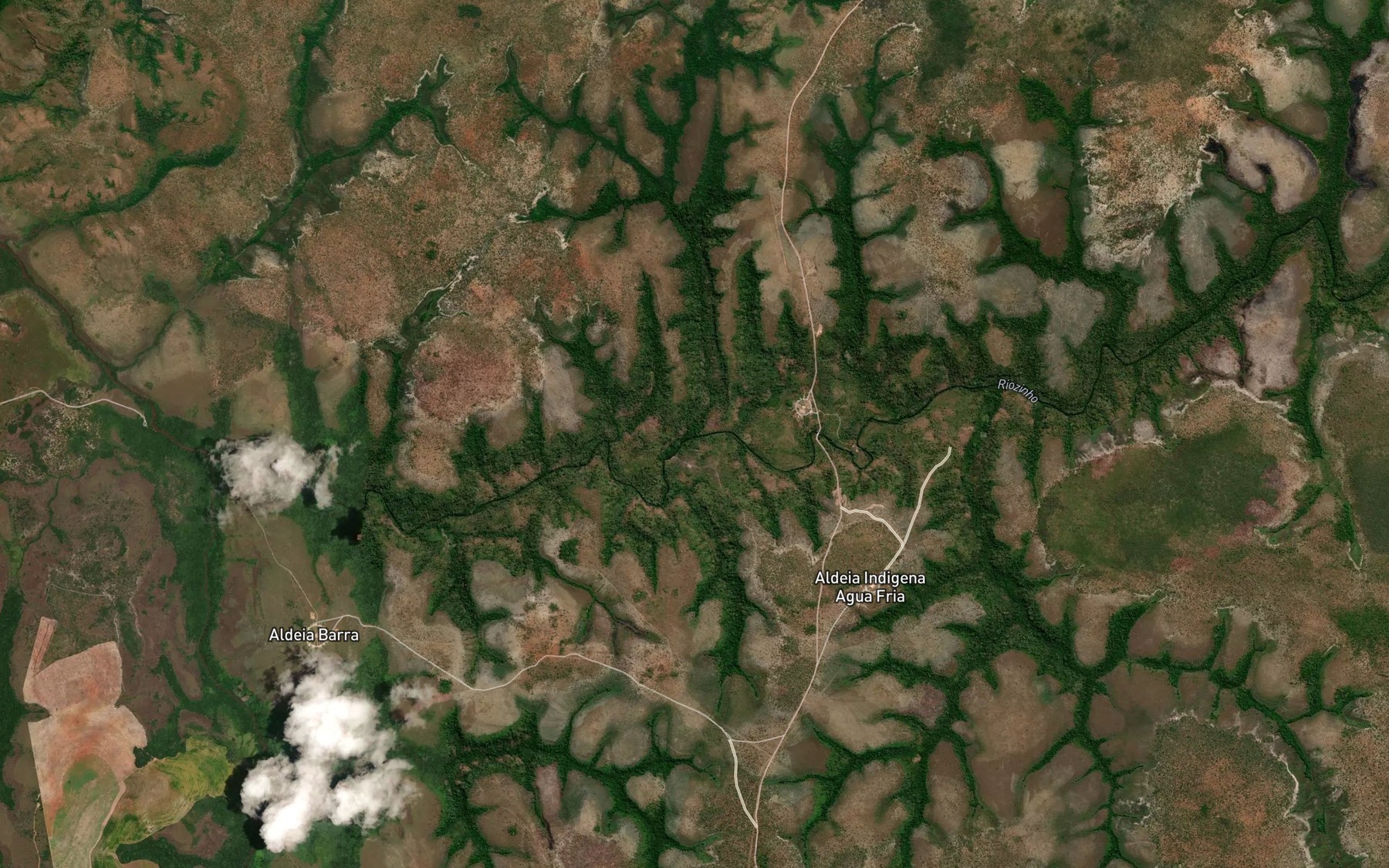Satellite map of the Corrego Morro Grande
