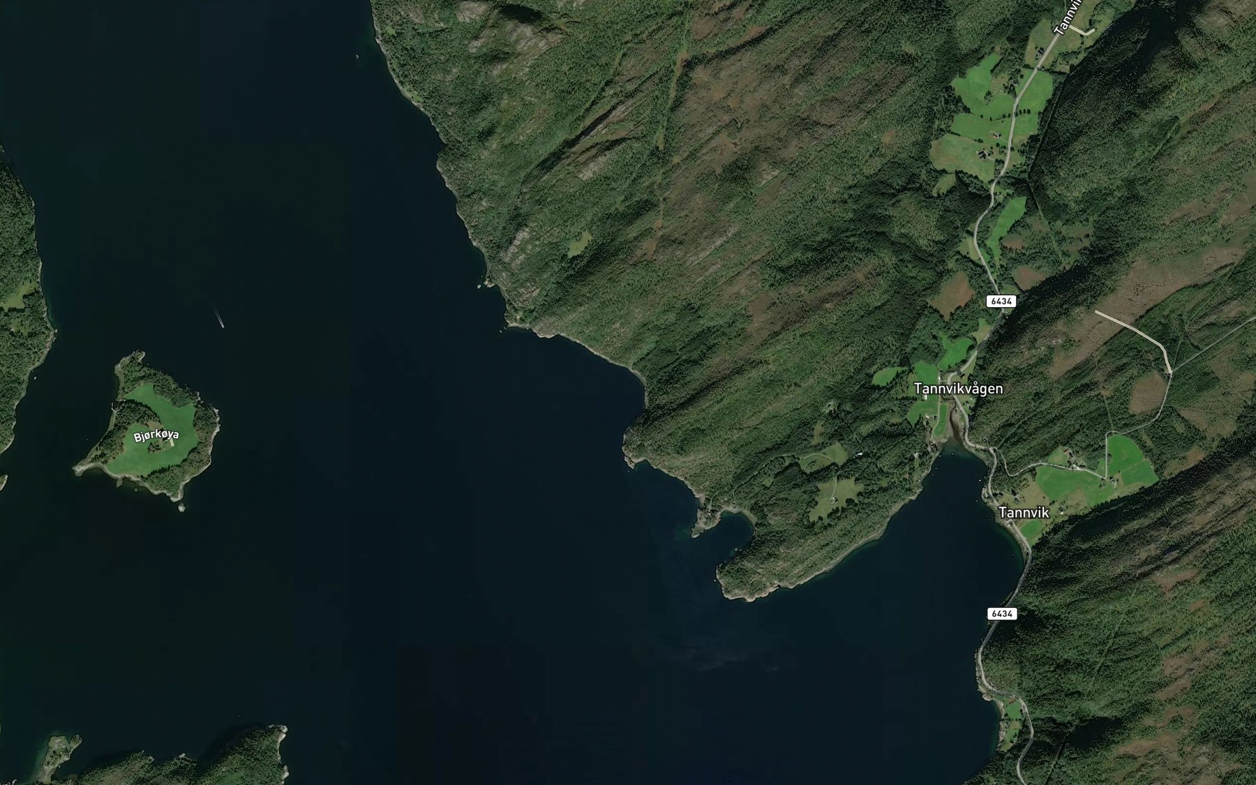 Satellite map of the Snigeldalsvika