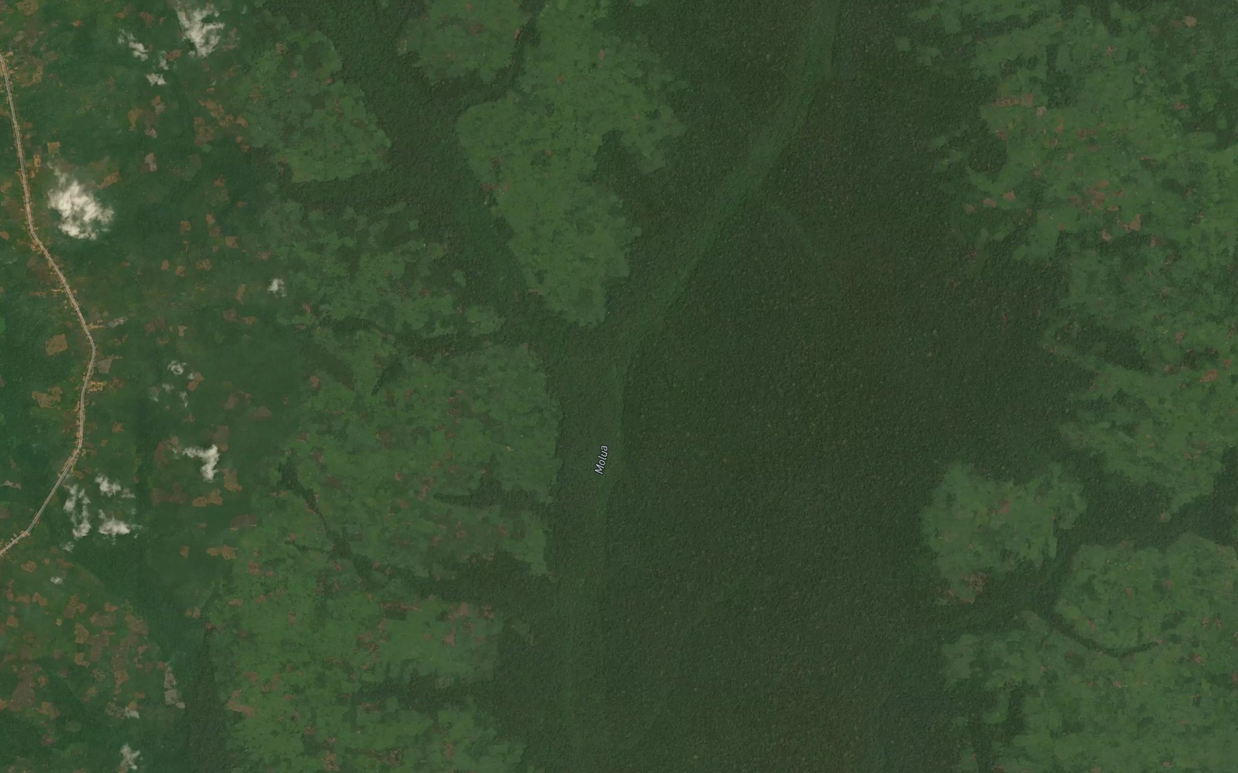 Satellite map of the Gingima