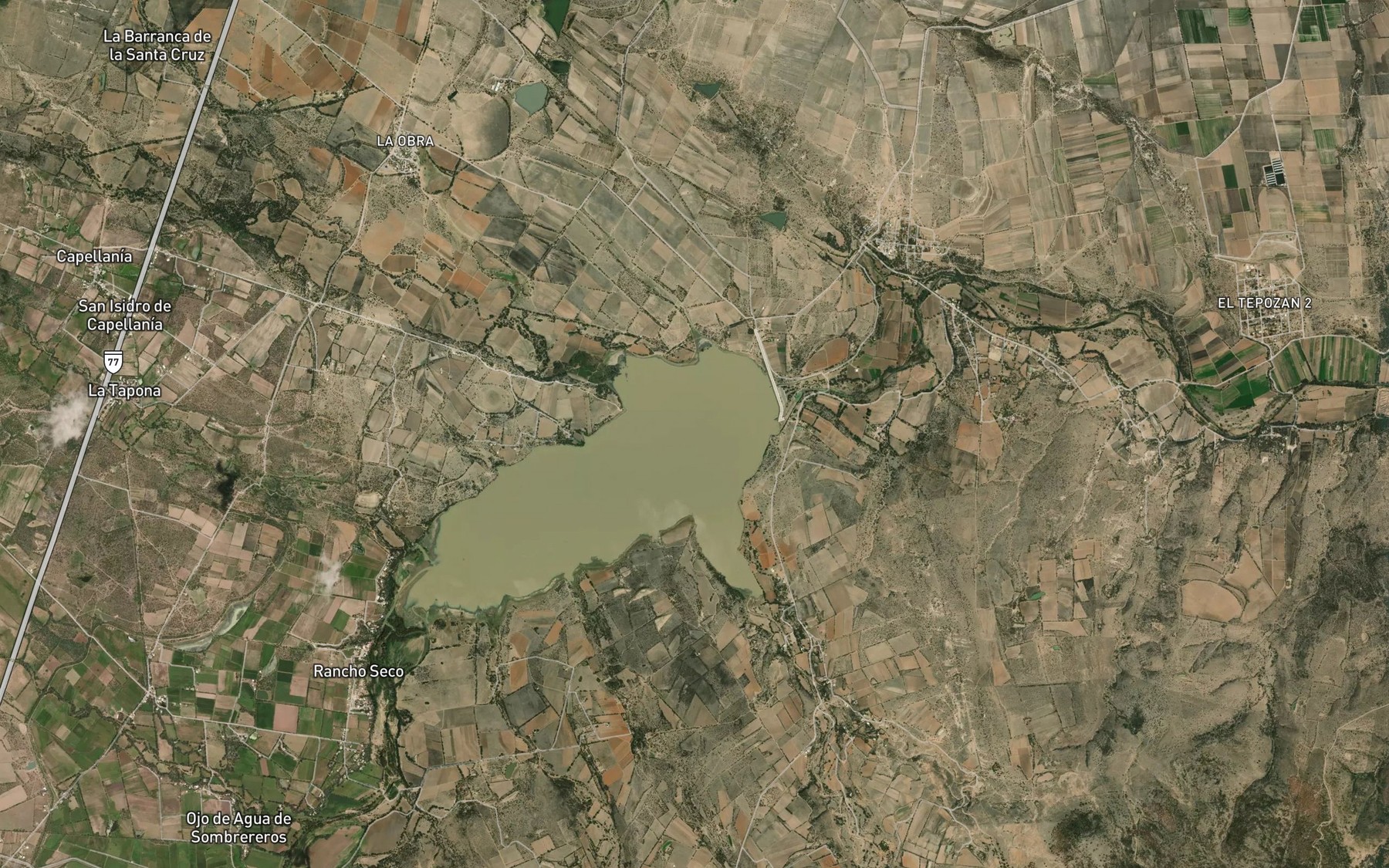 Satellite map of the Jesus Maria