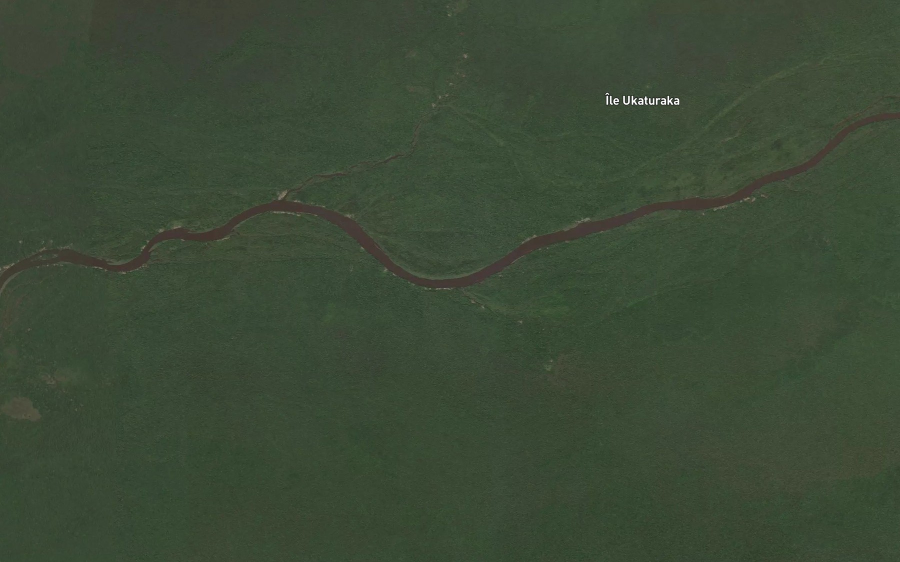 Satellite map of the Chenal Ukaturaka