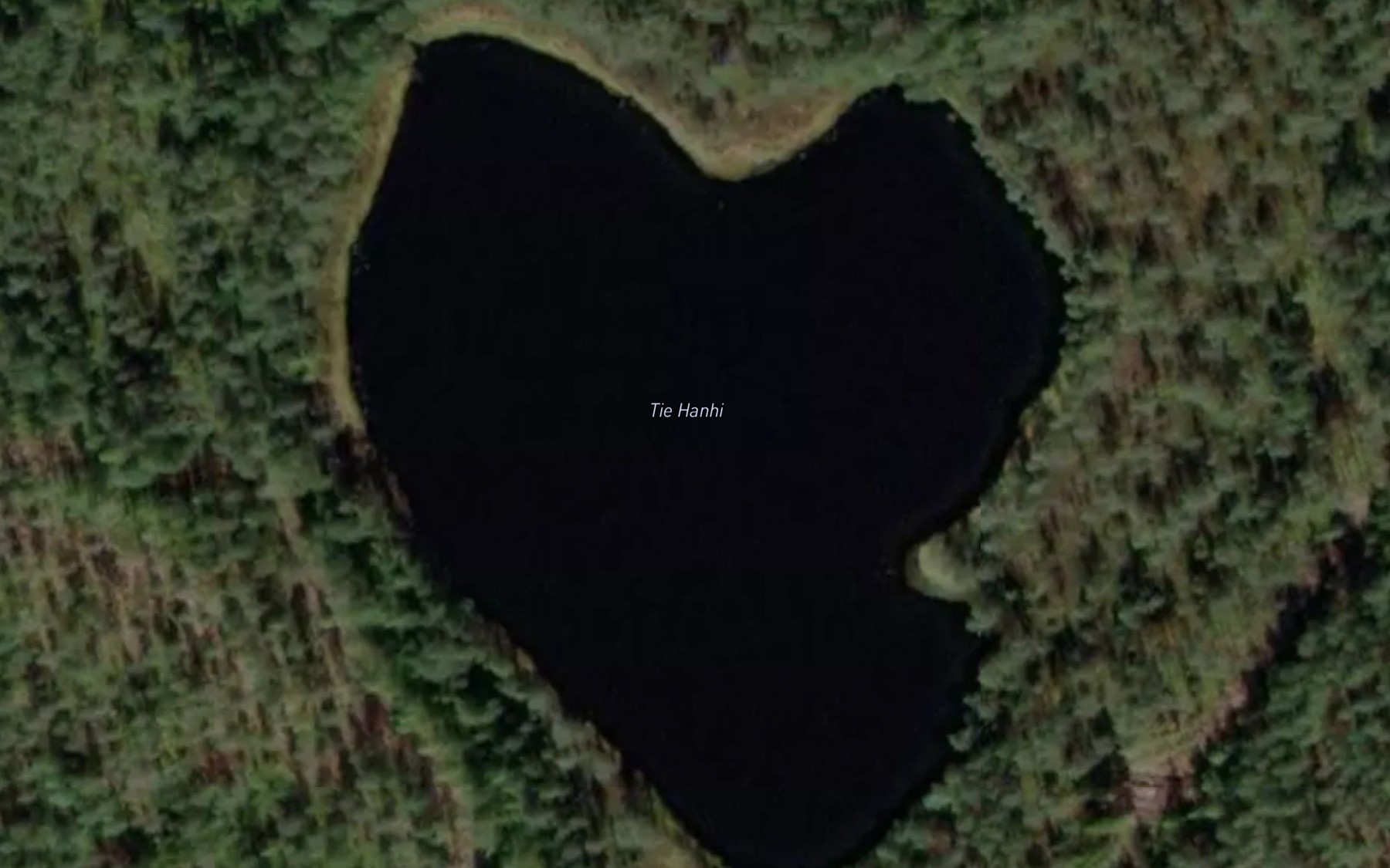 Satellite map of the Tie-Hanhi
