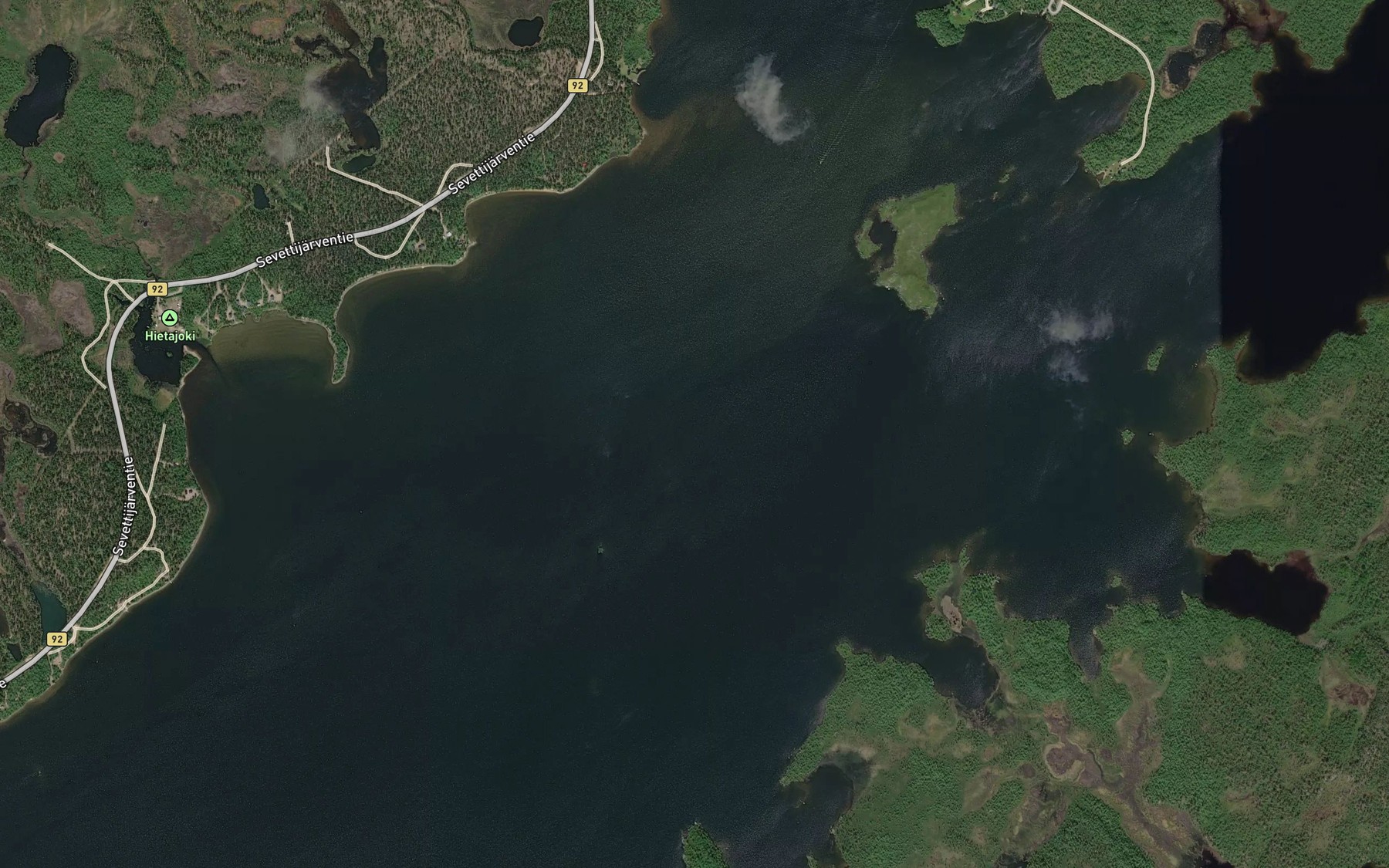 Satellite map of the Partakonlahti