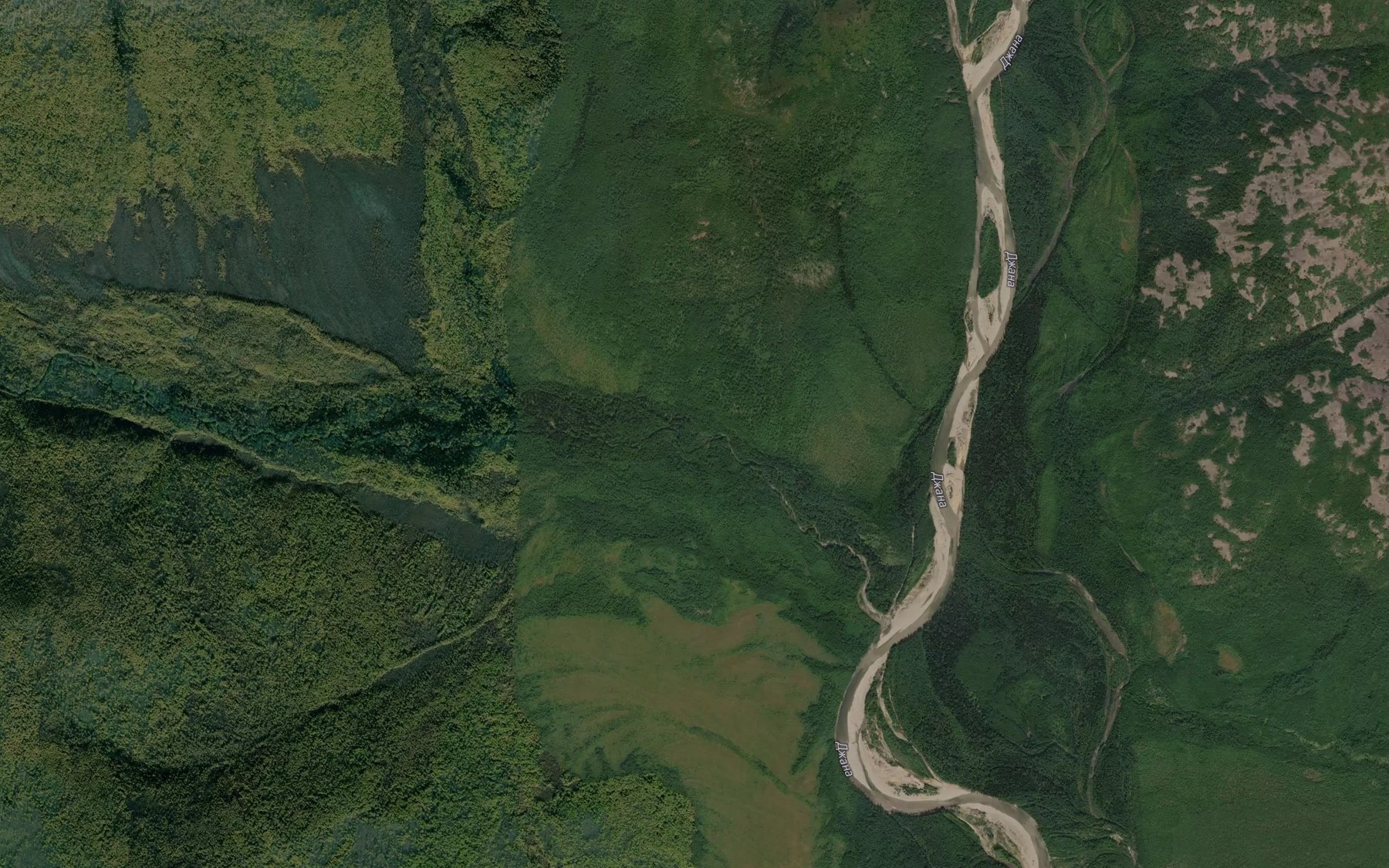 Satellite map of the Chopko-Makit