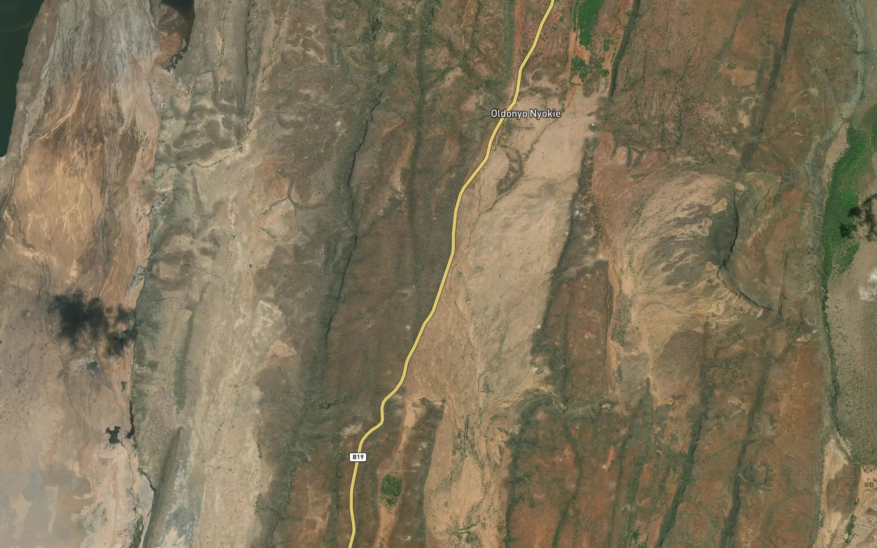 Satellite map of the Nandana
