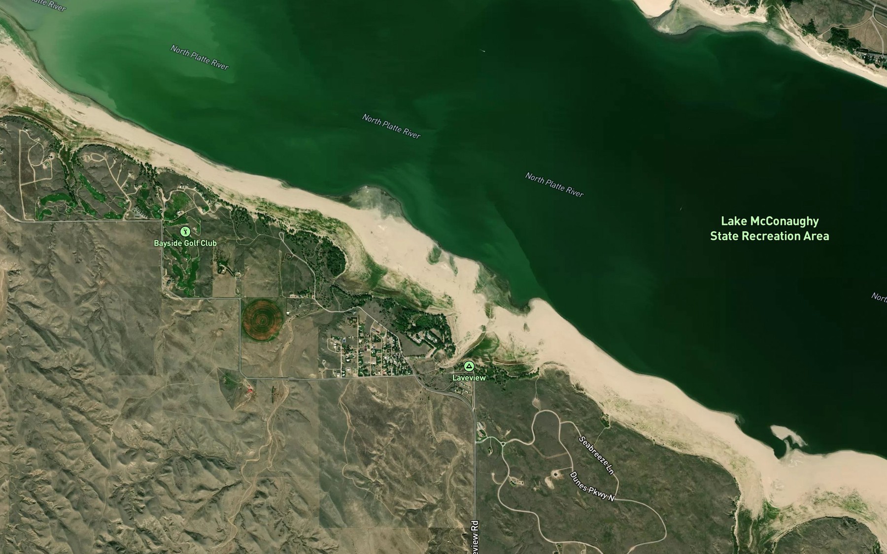 Satellite map of the Spot 6