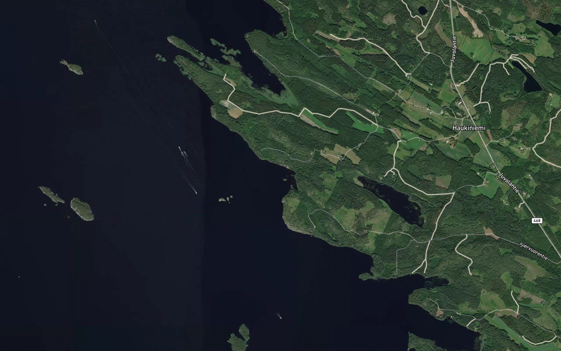Satellite map of the Sierlahti