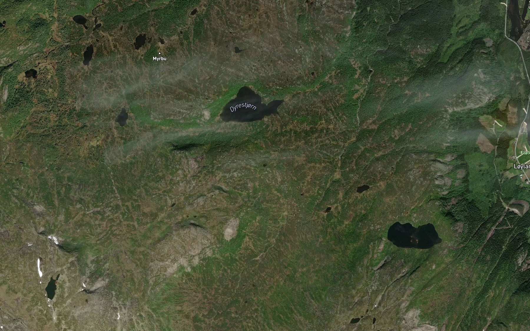Satellite map of the Kaparnuttjonni