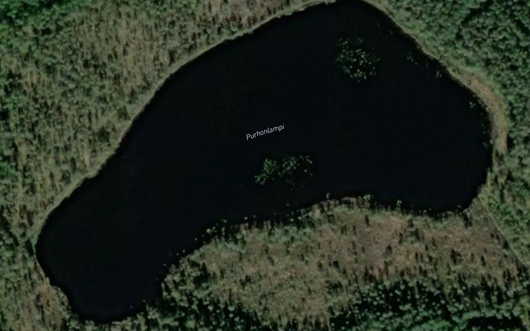 Satellite map of the Purhonlampi