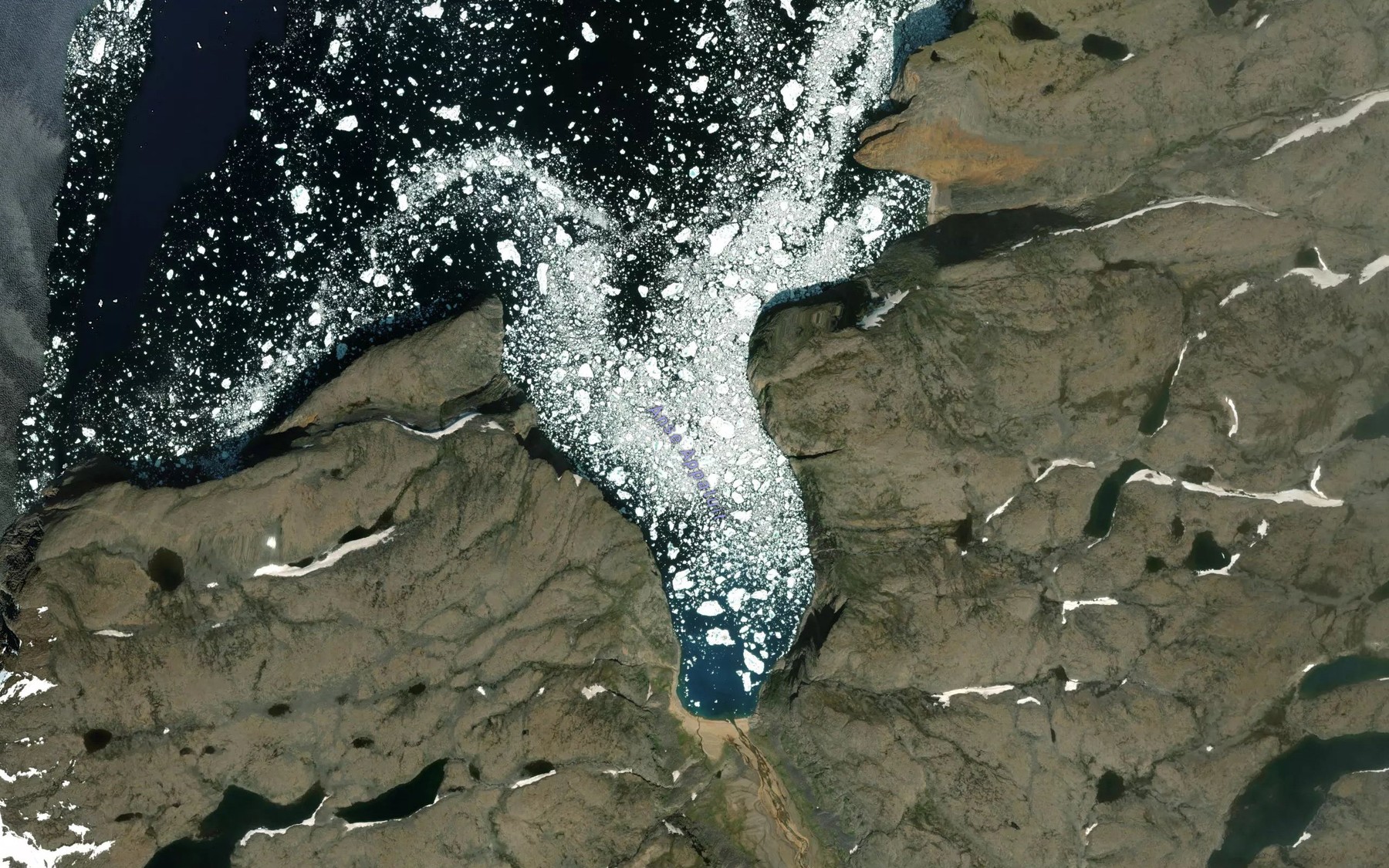 Satellite map of the Anse Appaluit