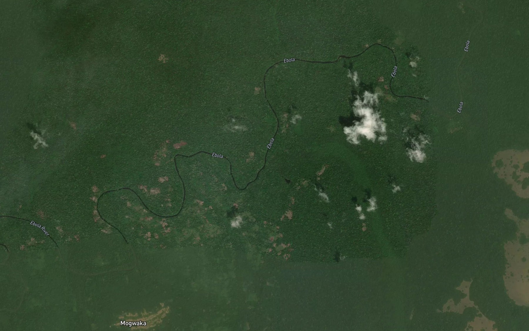 Satellite map of the Kalangu